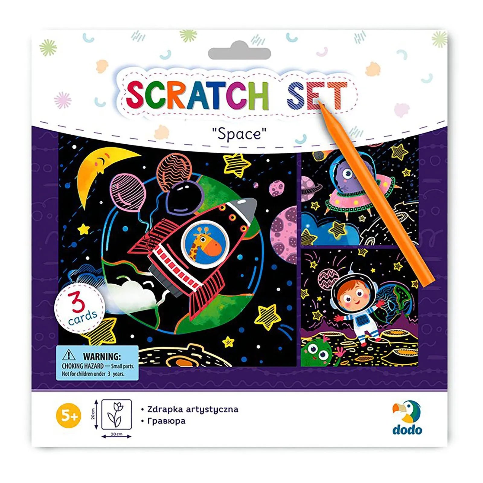 Dodo Scratch Set Space - ebebek - Black Friday