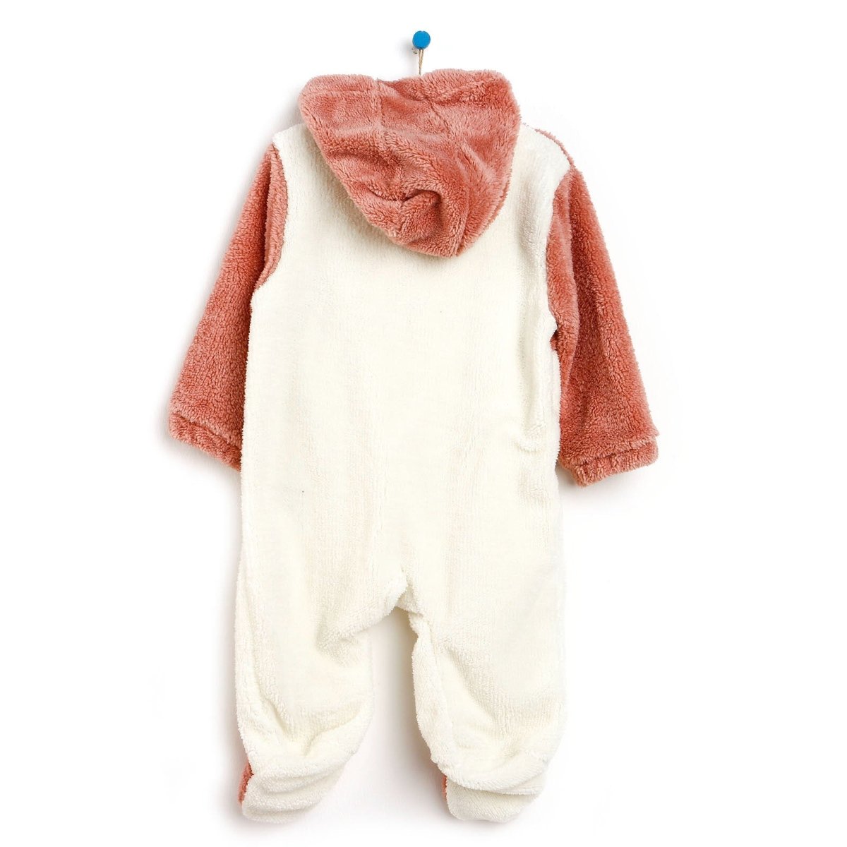 Midimod Newborn Fox Welsoft Footed Jumpsuit - Powder - ebebek - Black Friday