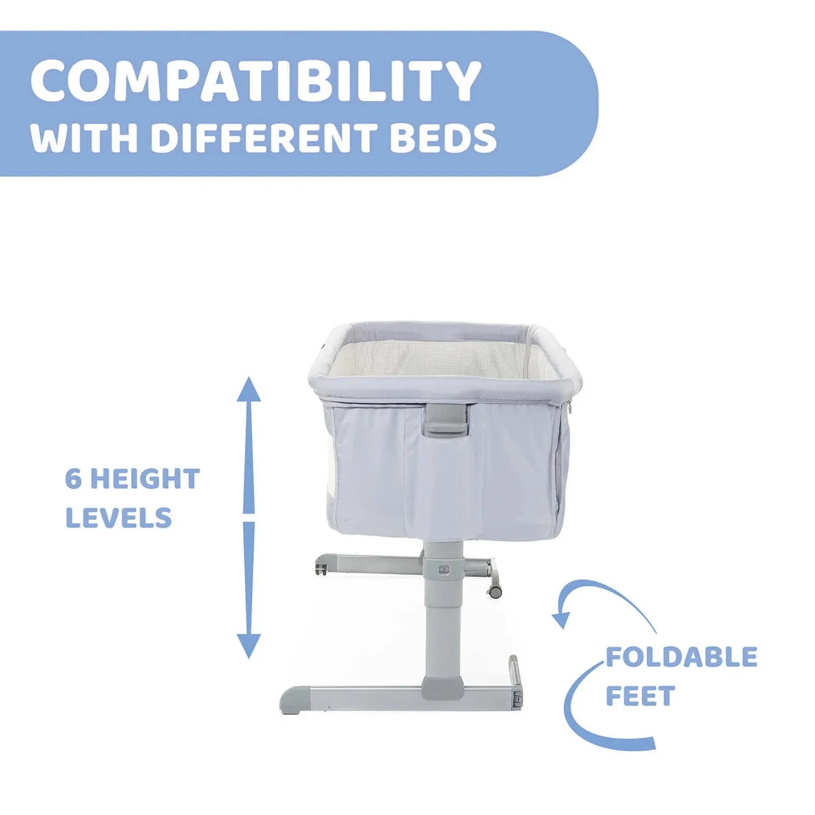 Chicco Next2Me Standard Grey - ebebek - Black Friday