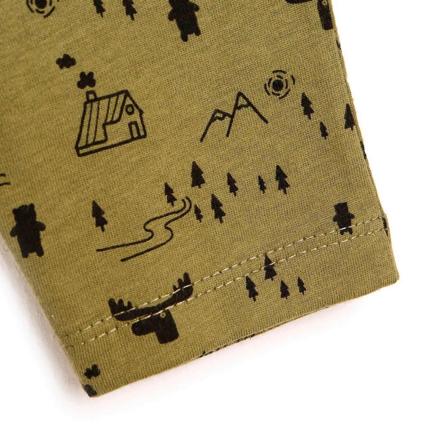 HelloBaby Basic Baby Boy Pyjamas Set - Khaki - ebebek - Black Friday