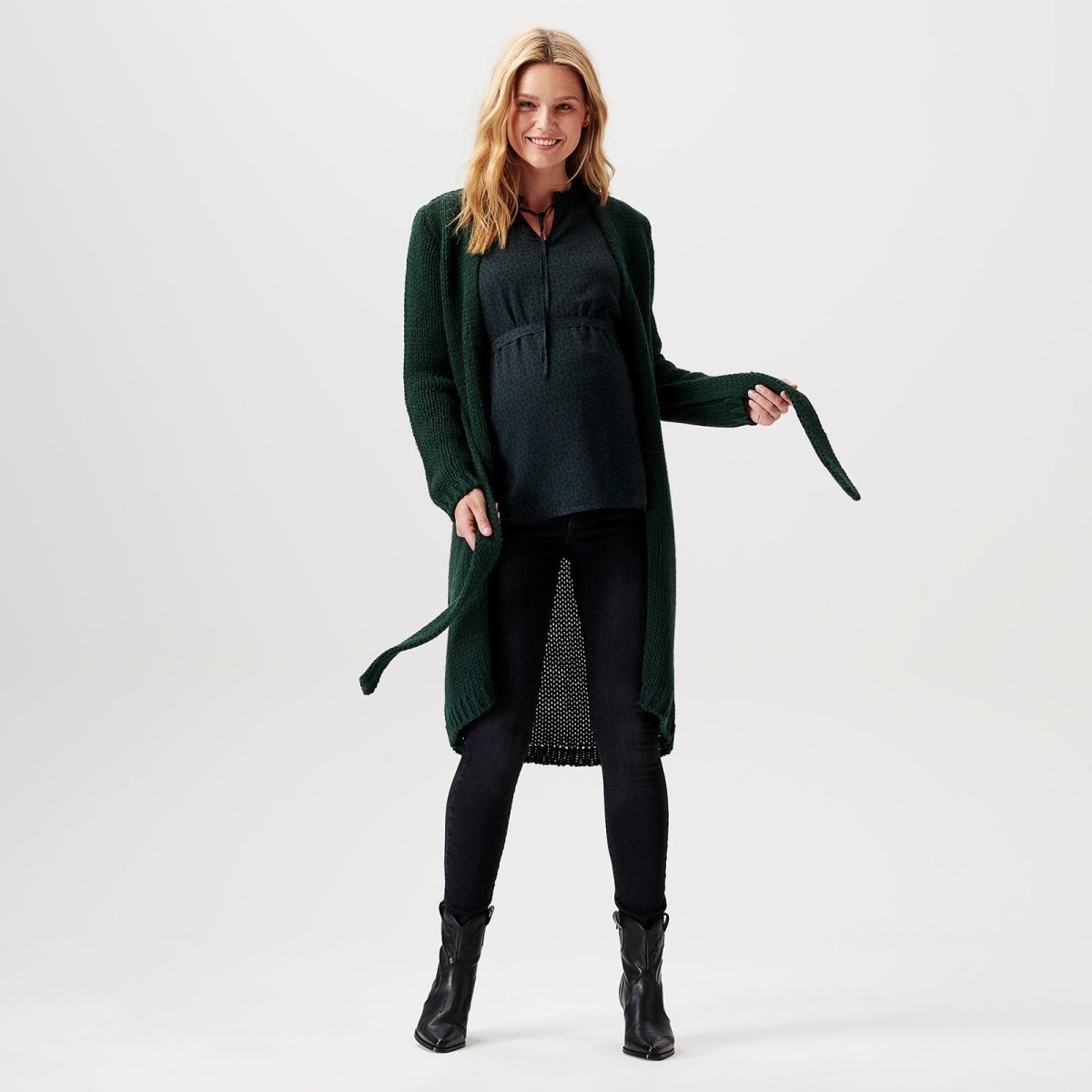 Noppies Cardigan Rotan Long Sleeve - Green Gables - ebebek - Black Friday