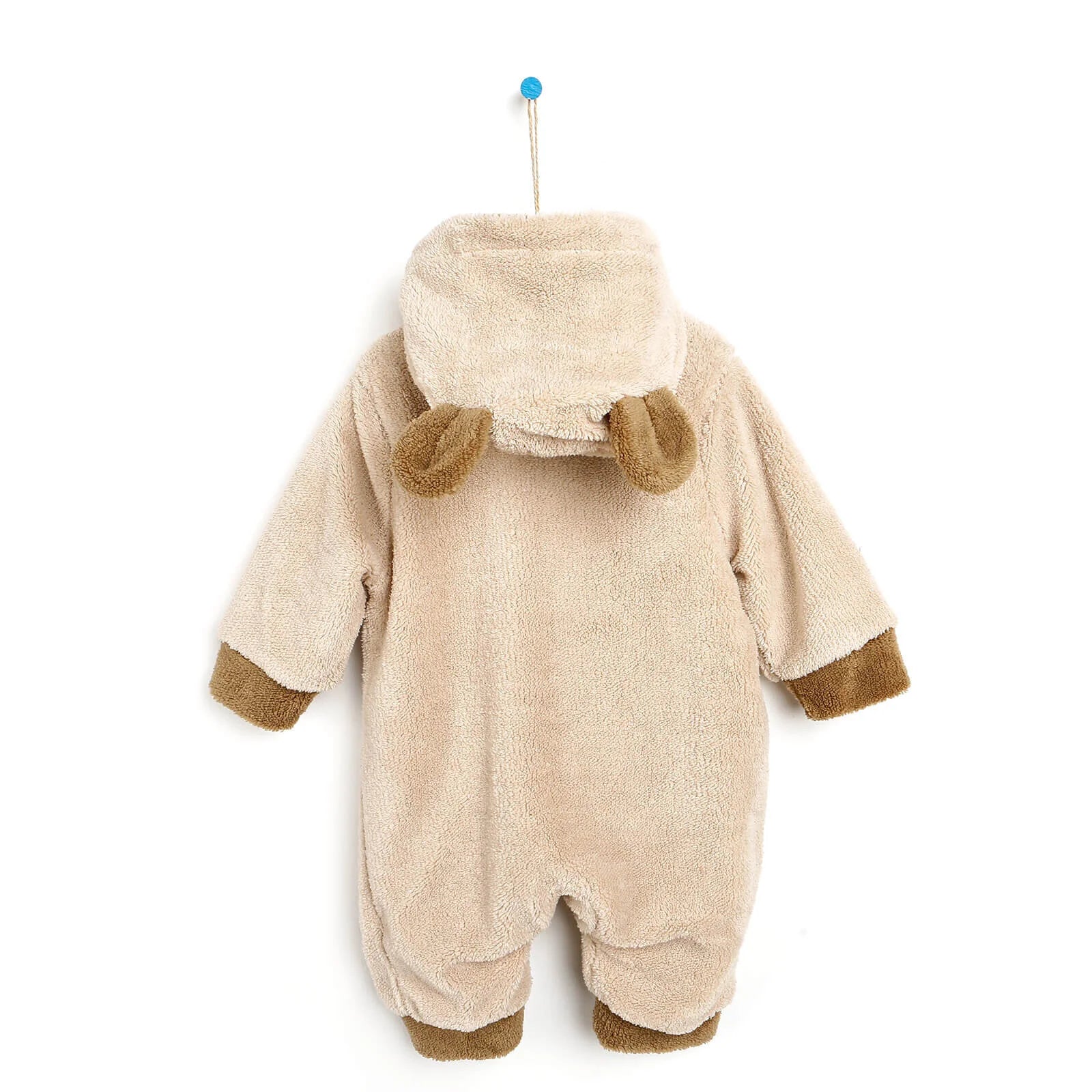 Midimod Newborn Welsoft Jumpsuit - Beige - ebebek - Black Friday