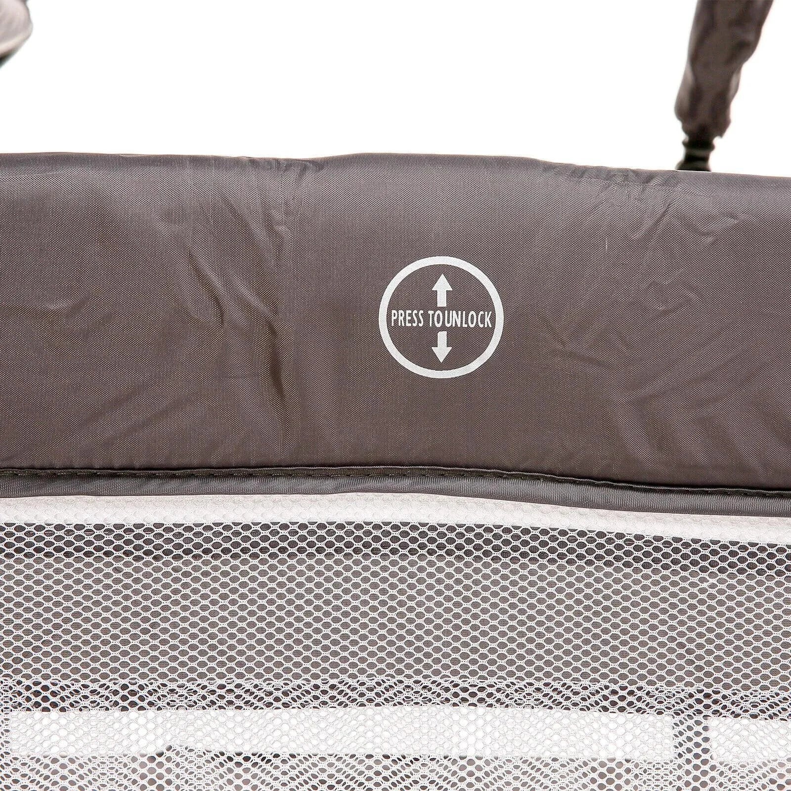 baby plus Play - Sleep Travel Cot - Grey - baby plus - ebebek