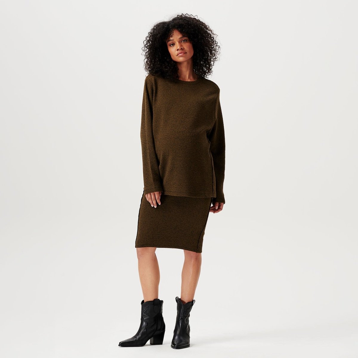 Noppies Skirt Oneida Over The Belly - Dark Olive - ebebek - Black Friday