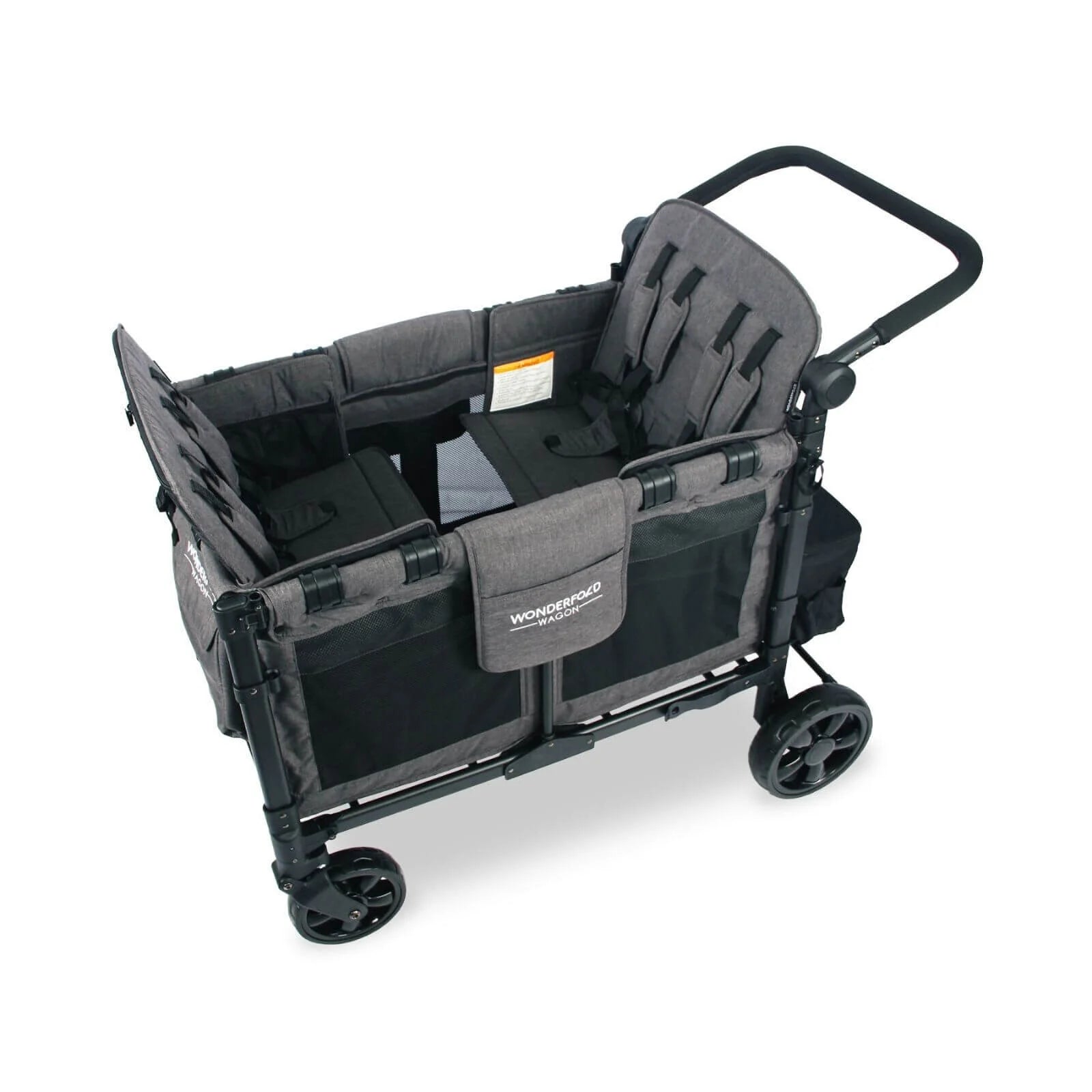 Wonderfold Wagon W4 Elite Quad Stroller Wagon - Charcoal Grey - Wonderfold - ebebek