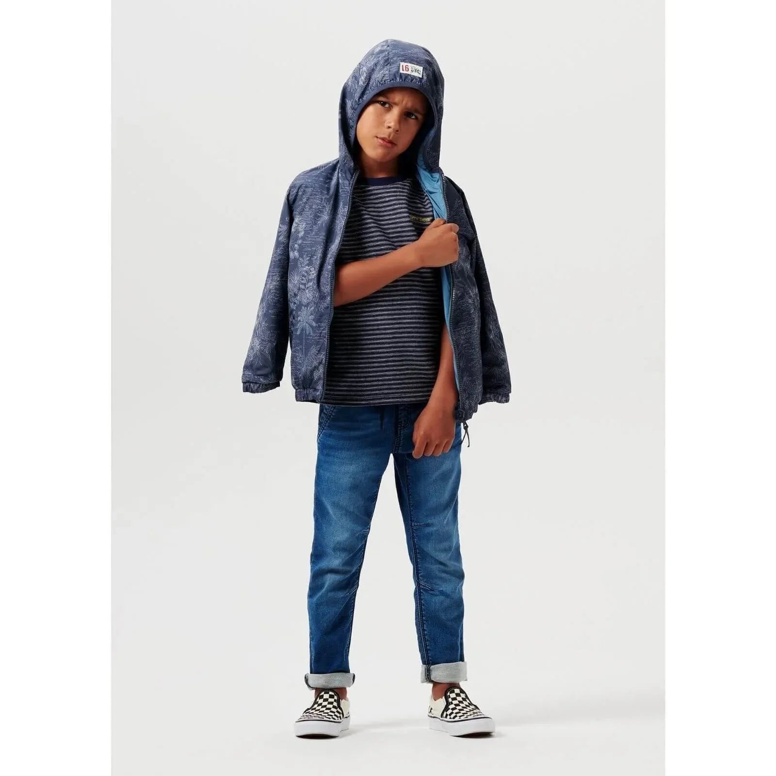 Noppies Summer Reversible Jacket Rendon - India Ink - ebebek - Black Friday