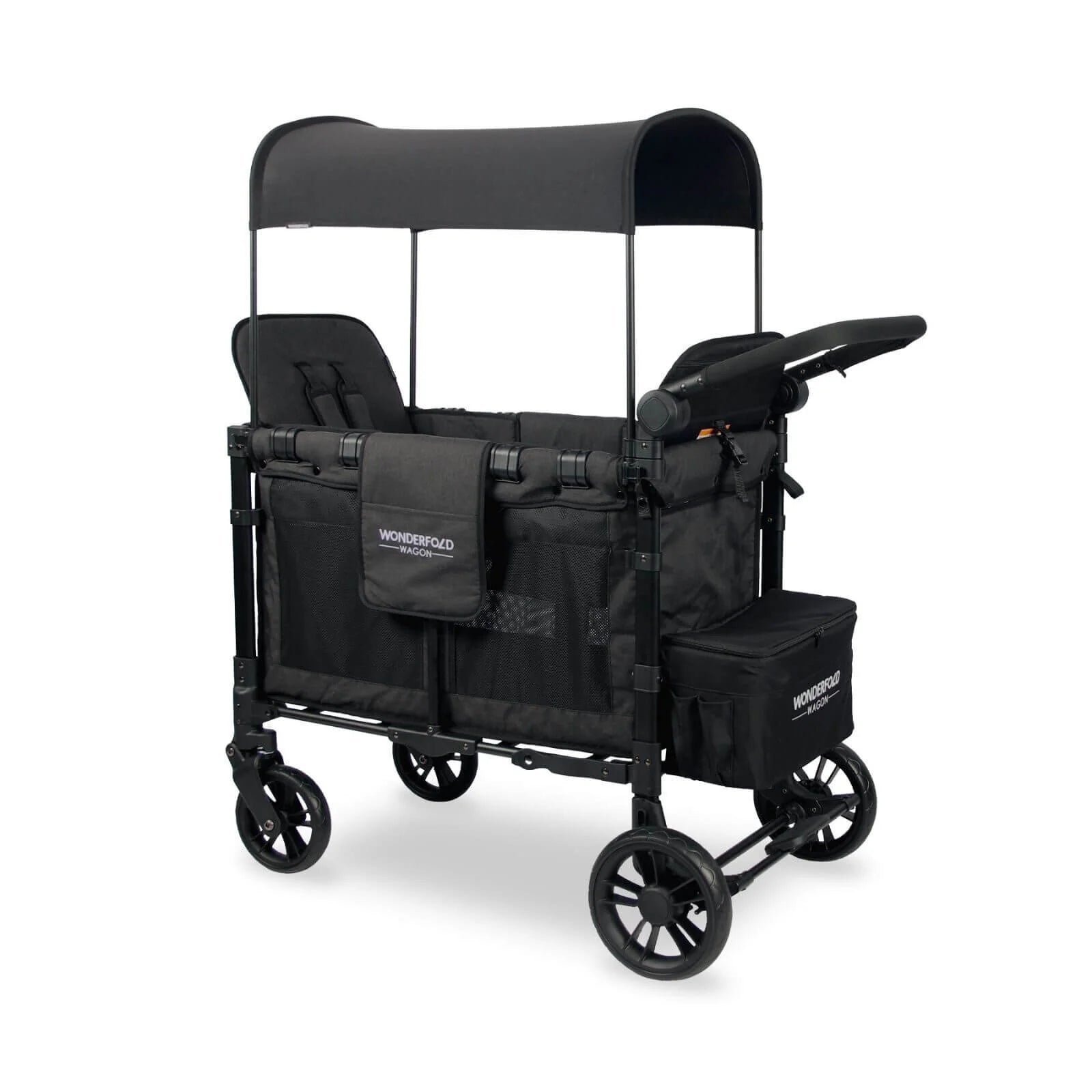 Wonderfold W2 Elite Double Stroller Wagon - Volcanic Black - ebebek - Black Friday
