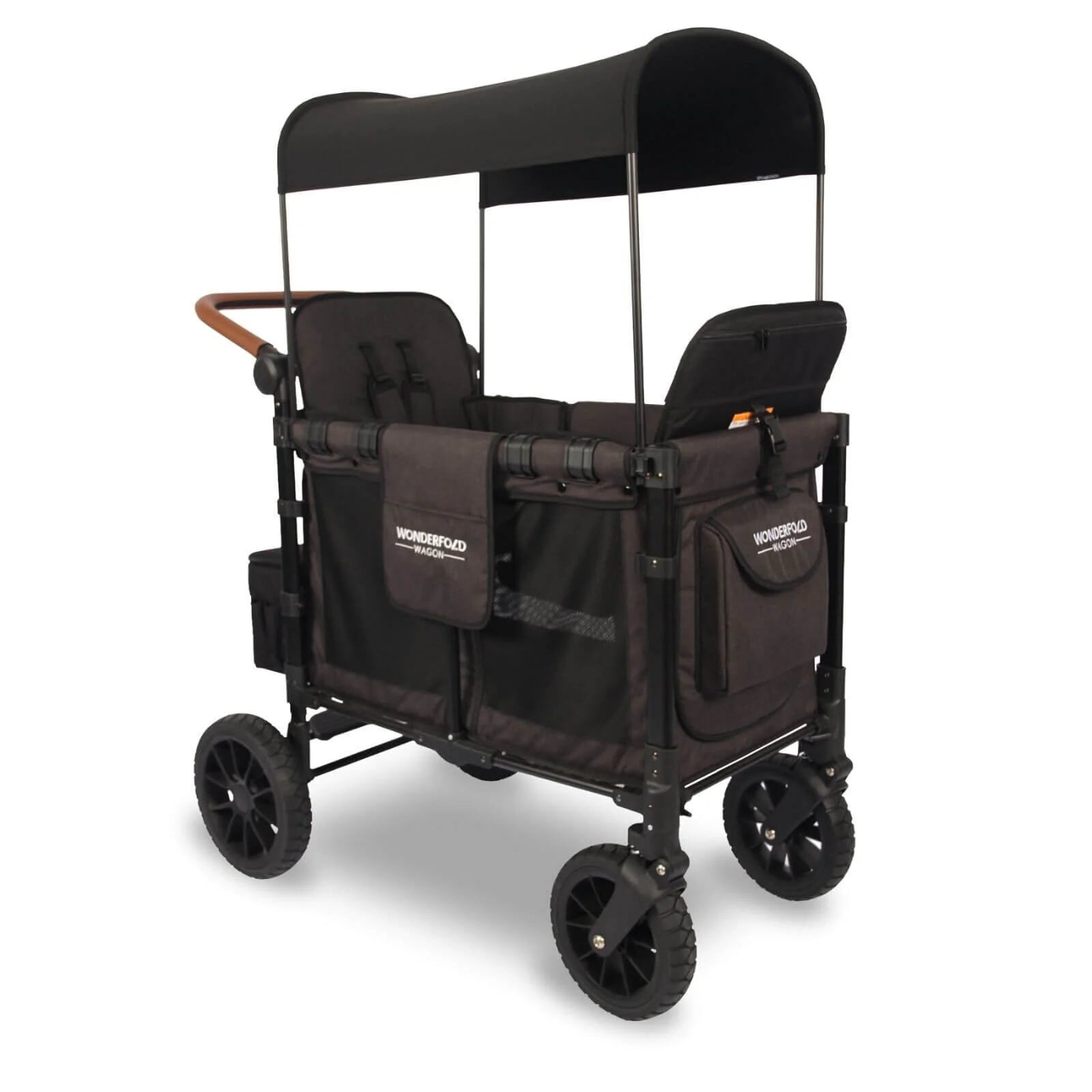 Wonderfold W2 Luxe Double Wagon - Volcanic Black - ebebek - Black Friday