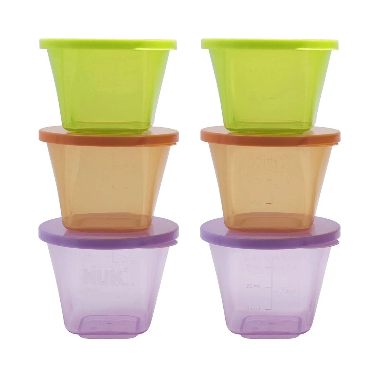 NUK Stackable Food Pots Pack of 6 - ebebek - Black Friday
