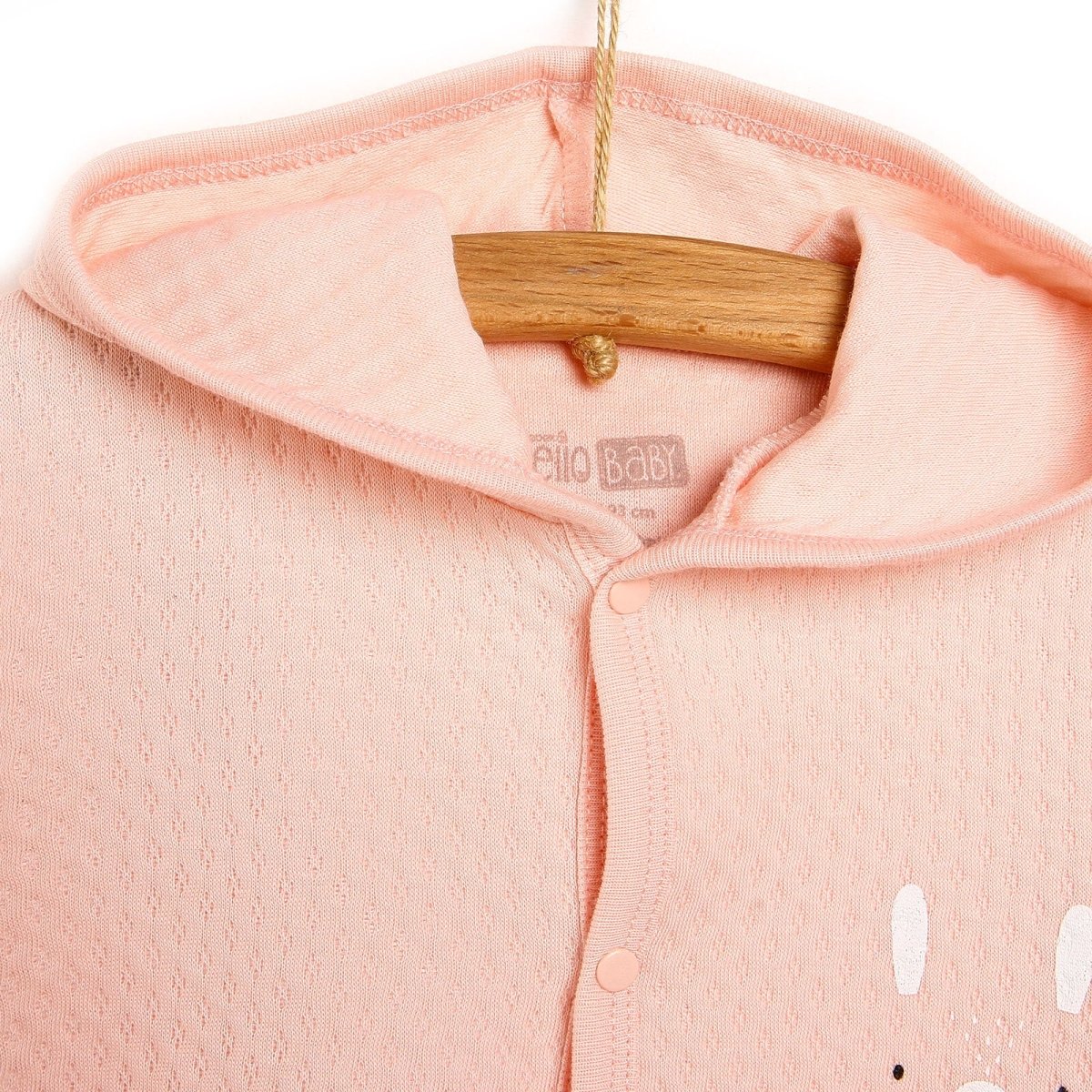 HelloBaby Basic Baby Girl Quilted Hooded - Light Pink - ebebek - Black Friday