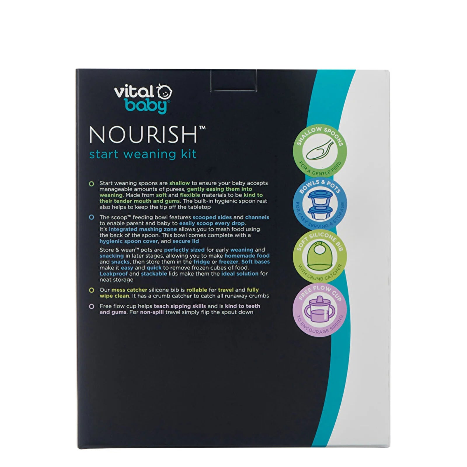 Vital Baby Nourish Start Weaning Kit 4+ months - Fizz - ebebek - Black Friday