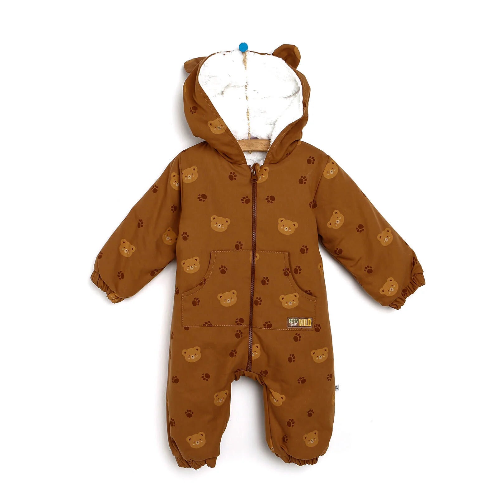 BabyZ Welsoft Jumpsuit - Brown - ebebek - Black Friday