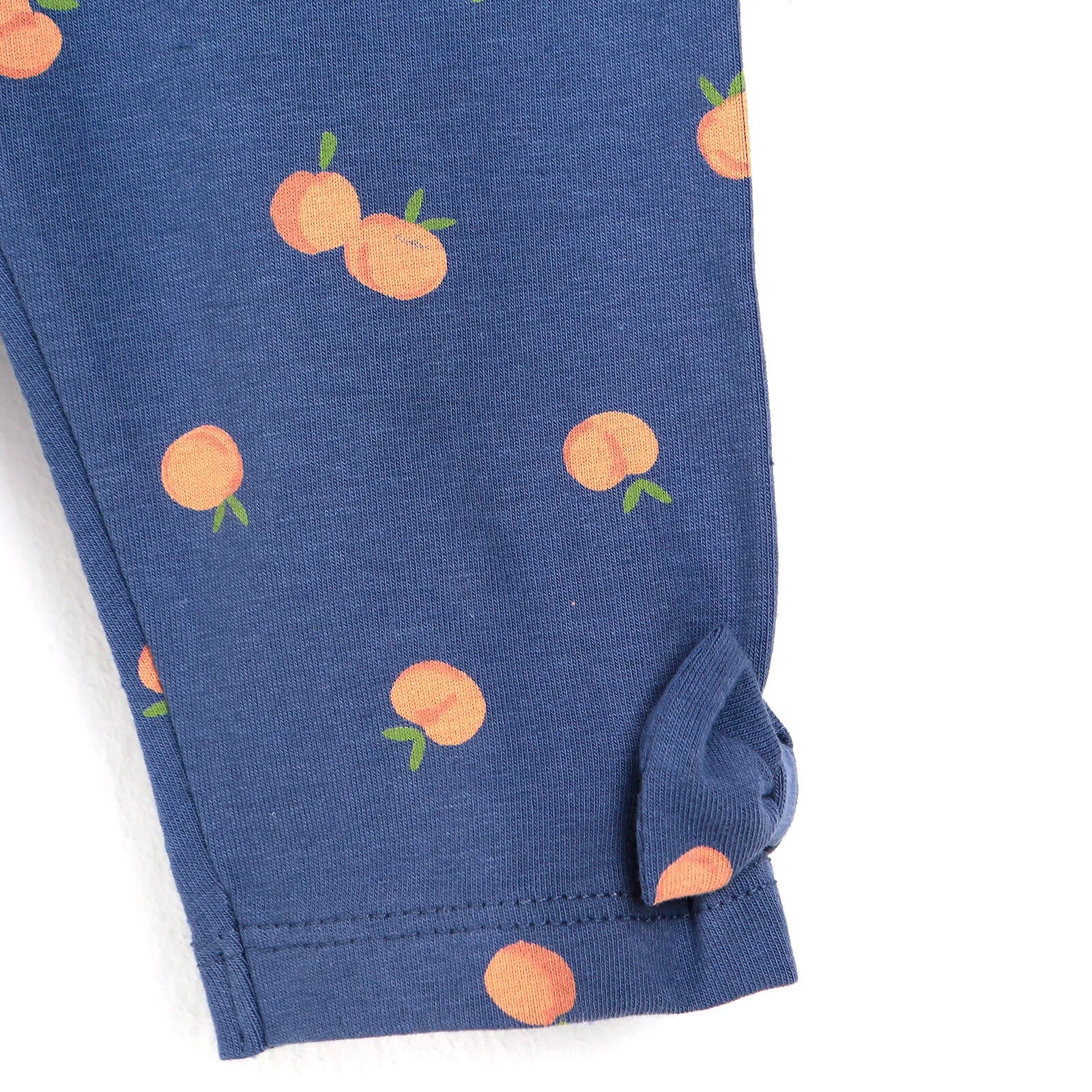 HelloBaby Basic Baby Girl Striped Bow Leggings - Dark Blue - ebebek - Black Friday