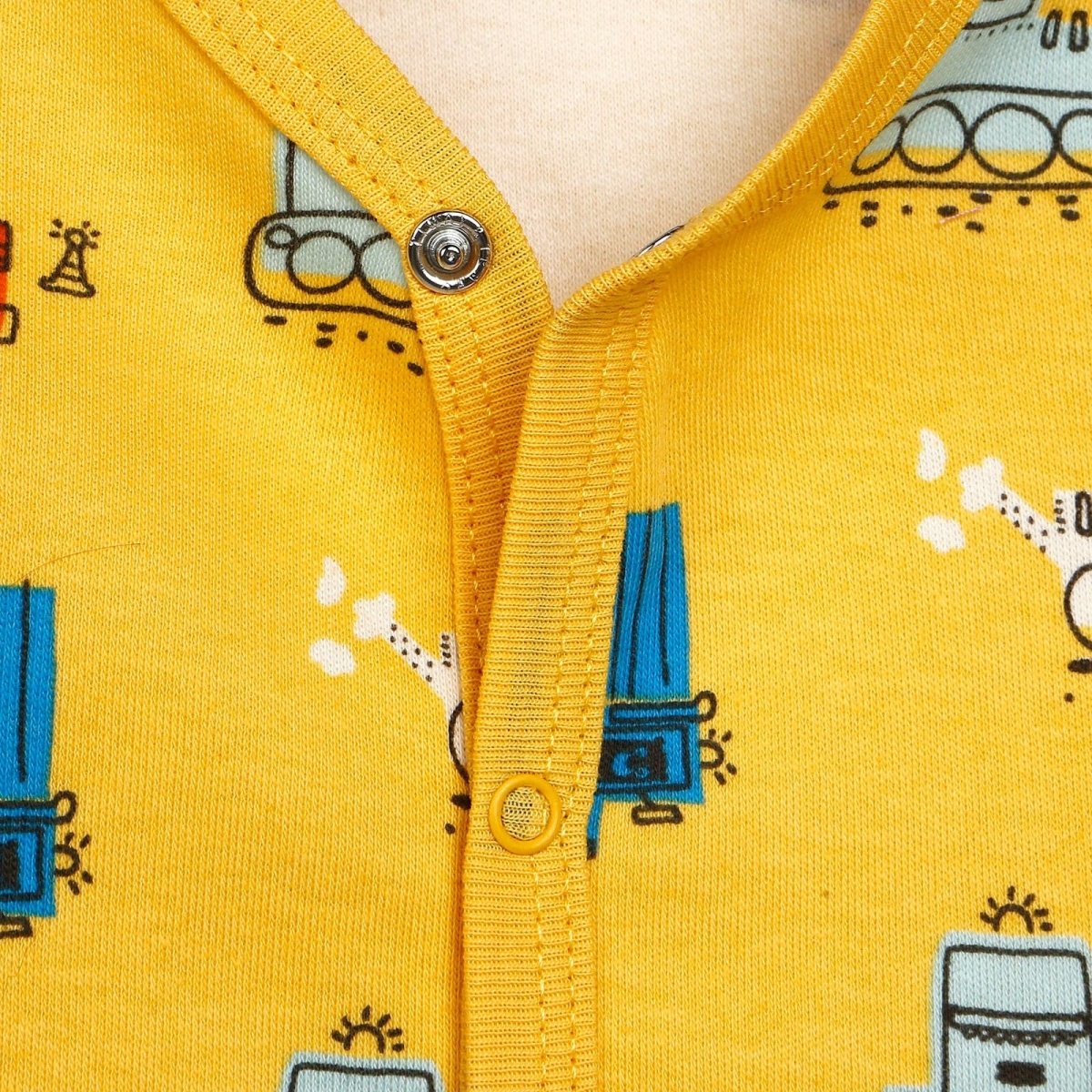 HelloBaby Basic Baby Boy Pyjamas Set - Yellow - ebebek - Black Friday