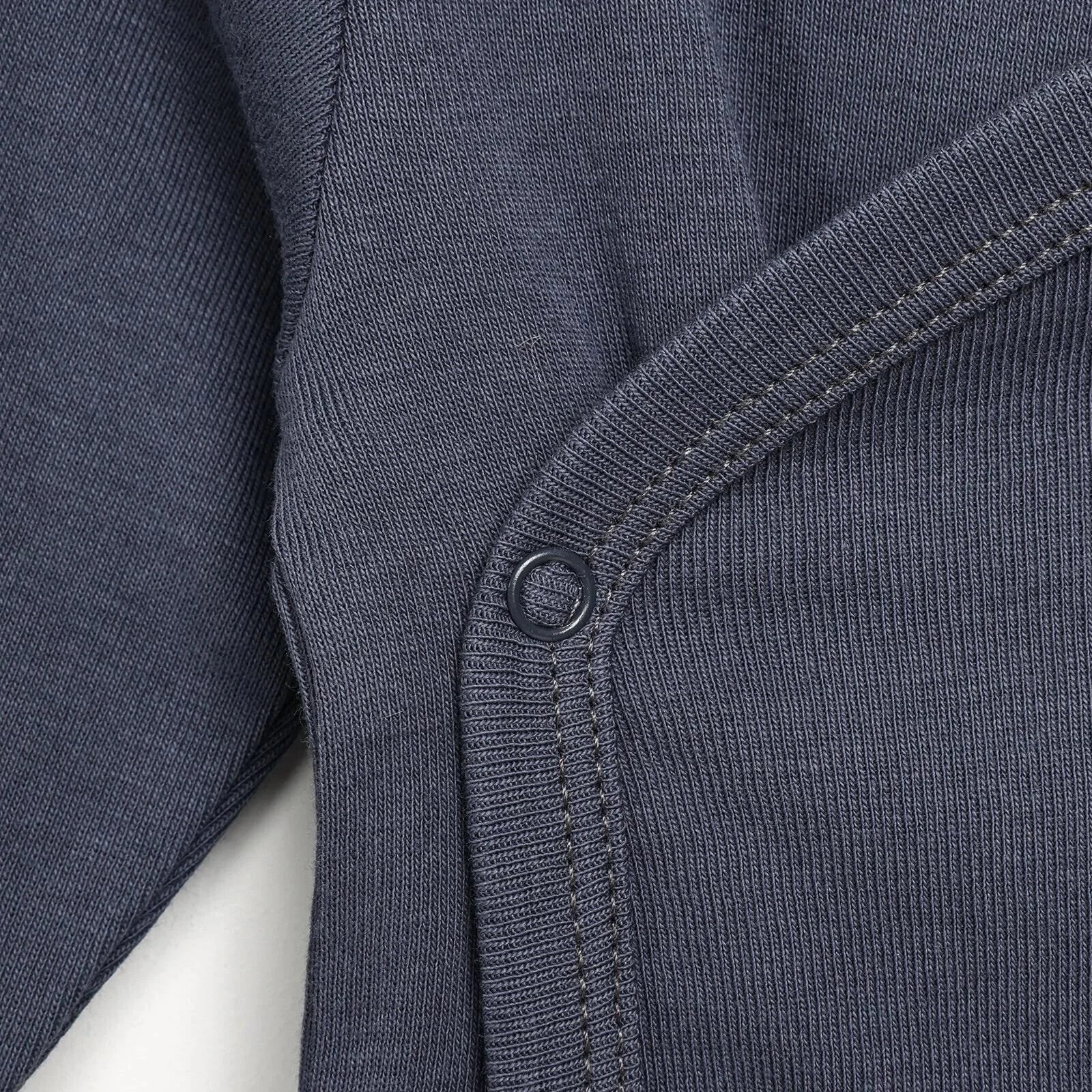 Motherlove Newborn Organic Sleeve Bodysuit - Charcoal - ebebek - Black Friday