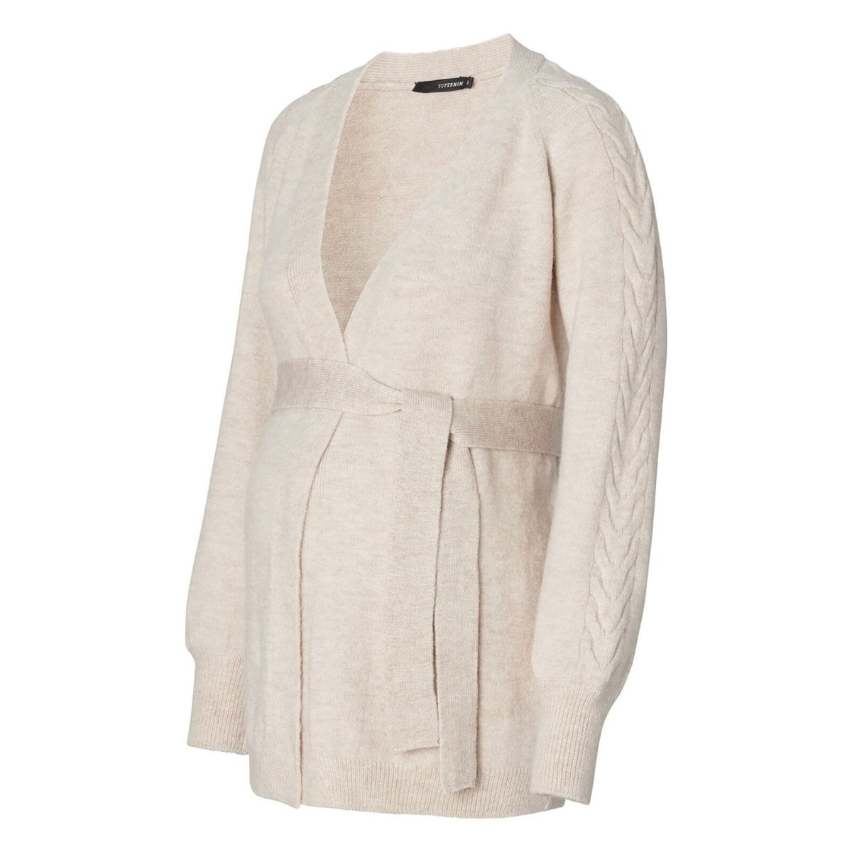 Supermom Cardigan Broadway Long Sleeve - Oatmeal - ebebek - Black Friday