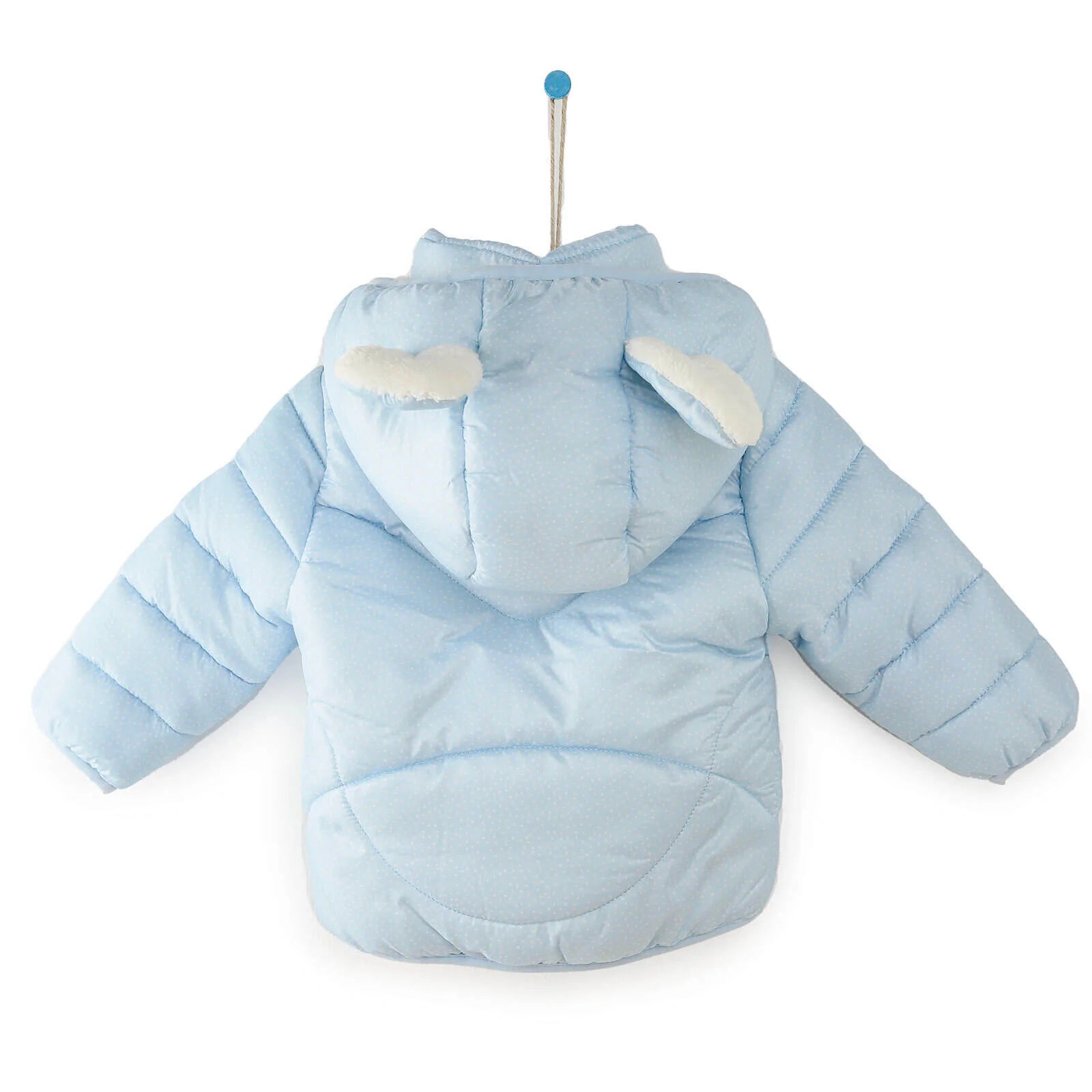 Midimod Baby Girl Coat with Ears - Blue - ebebek - Black Friday