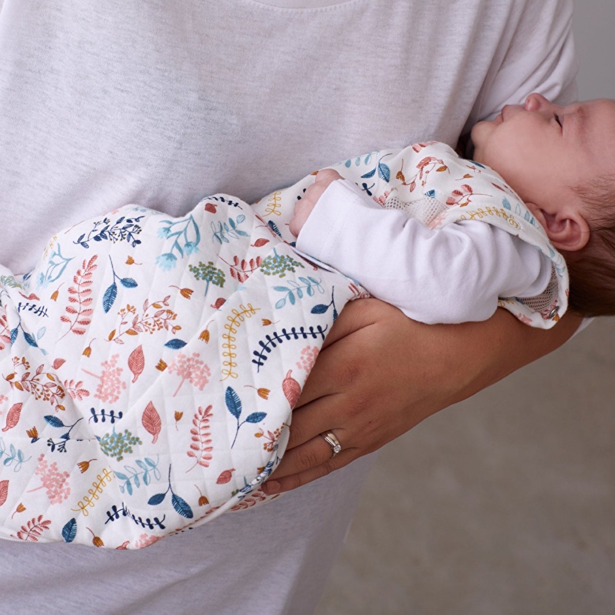 Purflo Swaddle To Sleep Bag 0 - 4m 2.5 Tog - Botanical Print - ebebek - Black Friday