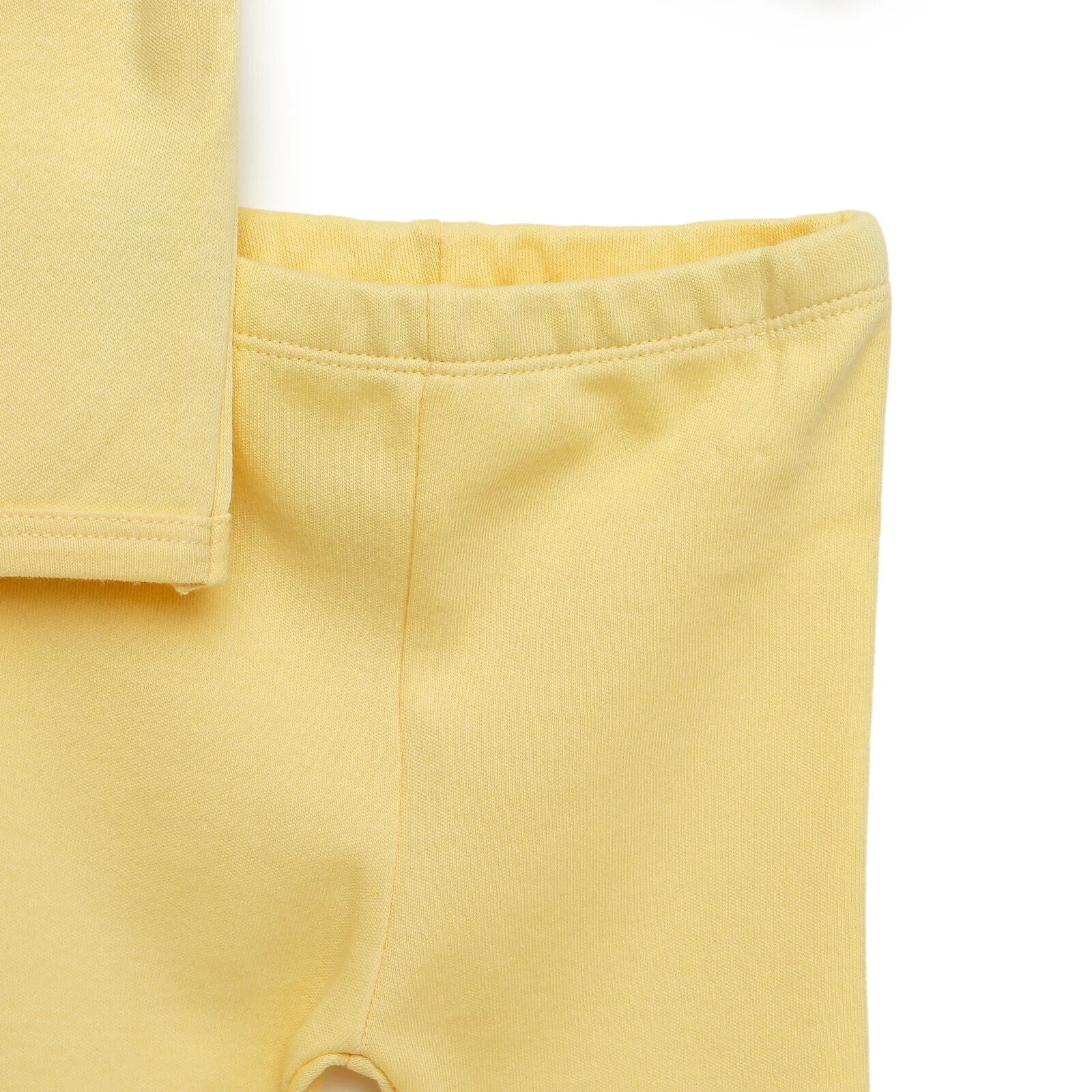 HelloBaby Newborn Organic Wrapover Top - Hat - Footed Pant - Yellow - ebebek - Black Friday