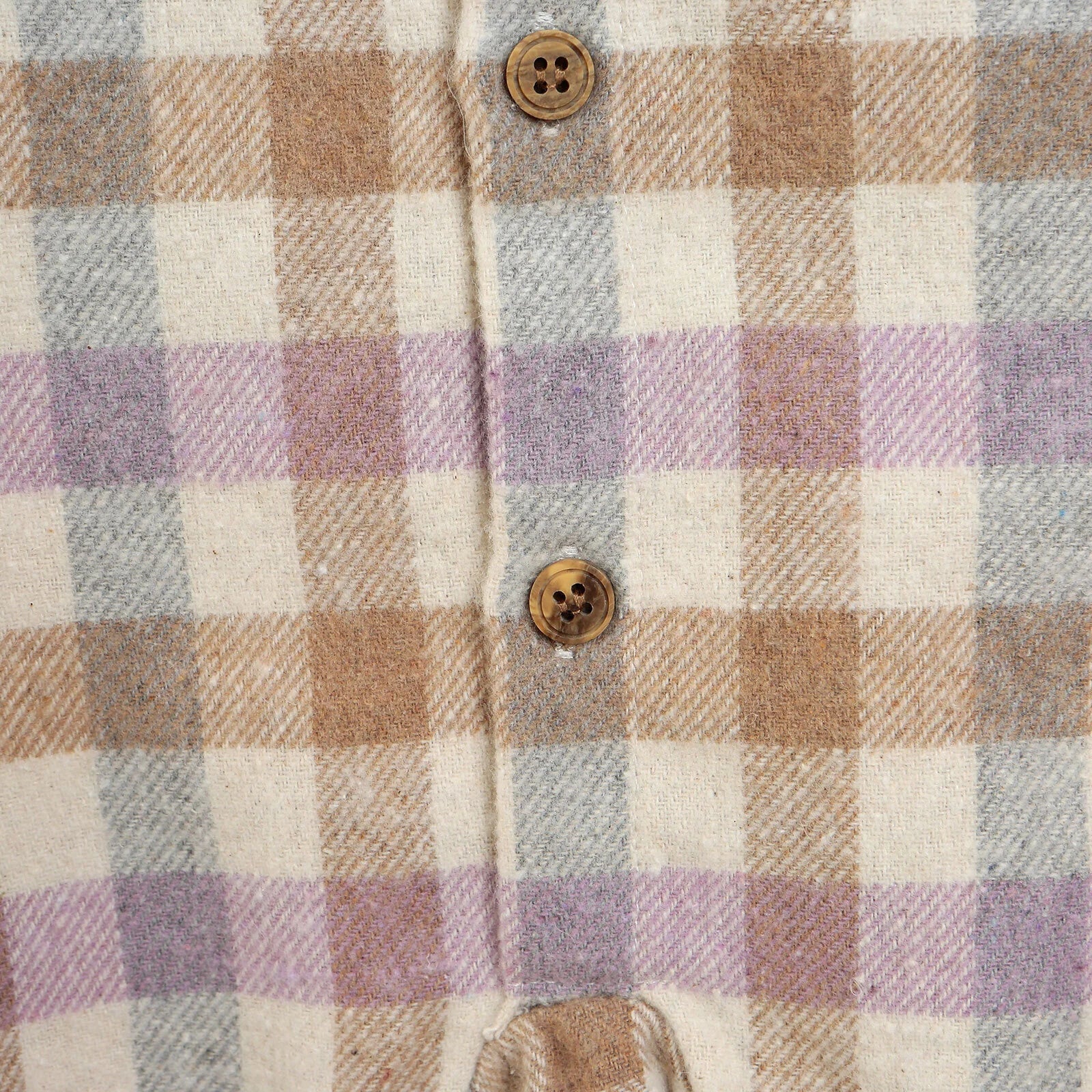 Bebbek Newborn Lumberjack Hooded Jumpsuit - Purple - ebebek - Black Friday