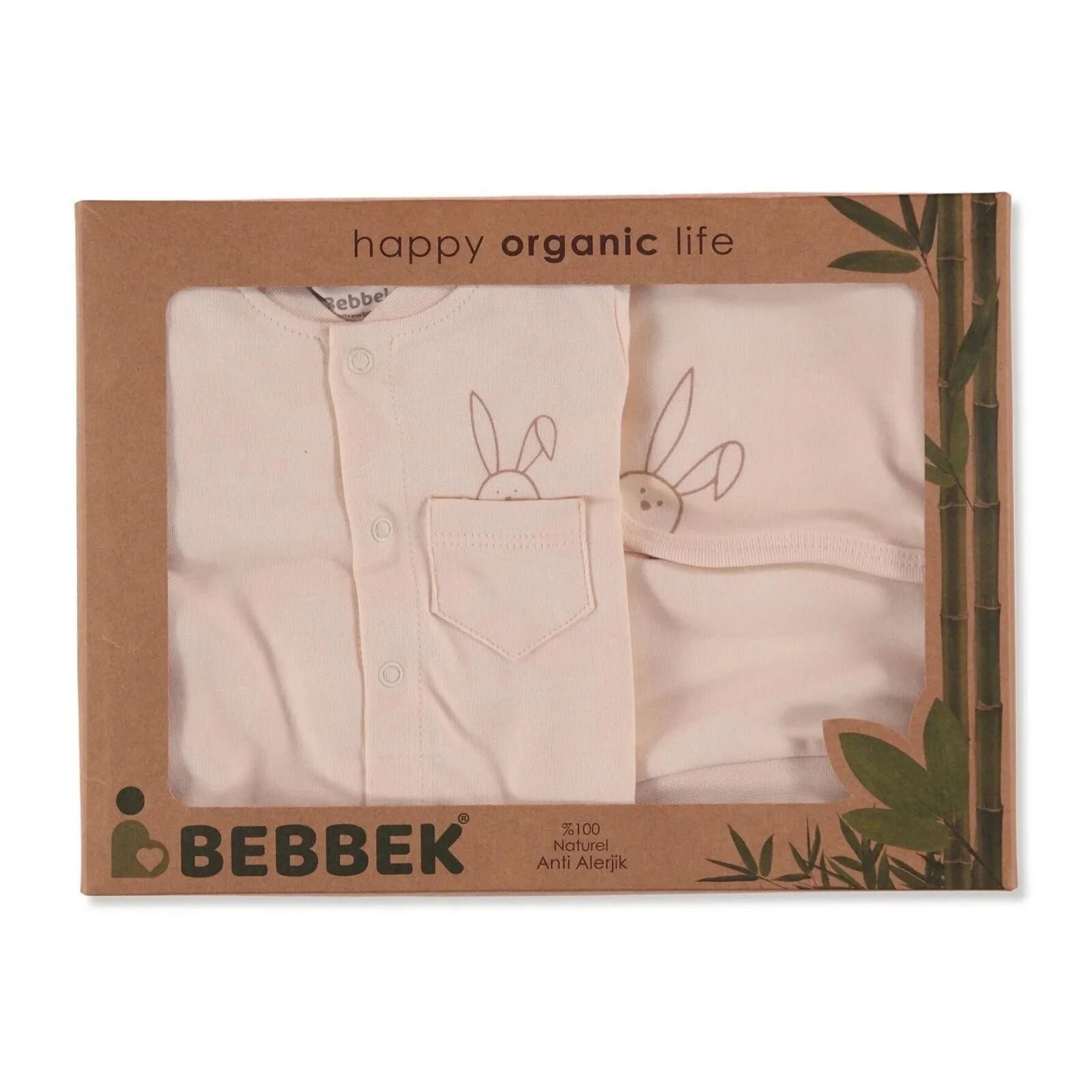 Bebbek Organic 5 Pcs Newborn Gift Starter Set - Beige - ebebek - Black Friday