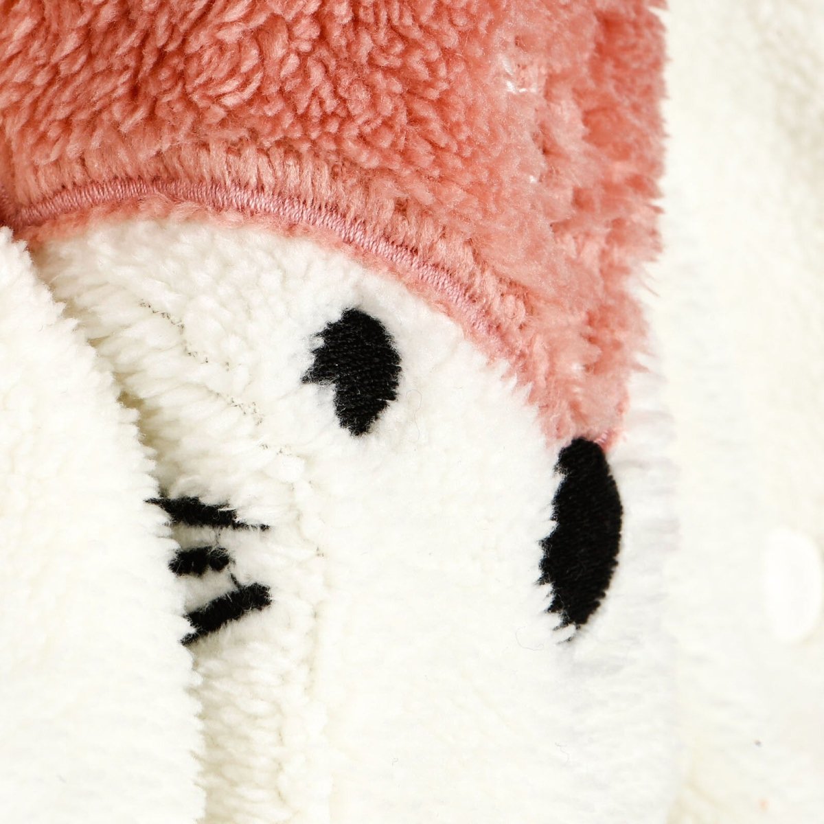 Midimod Newborn Fox Welsoft Footed Jumpsuit - Powder - ebebek - Black Friday