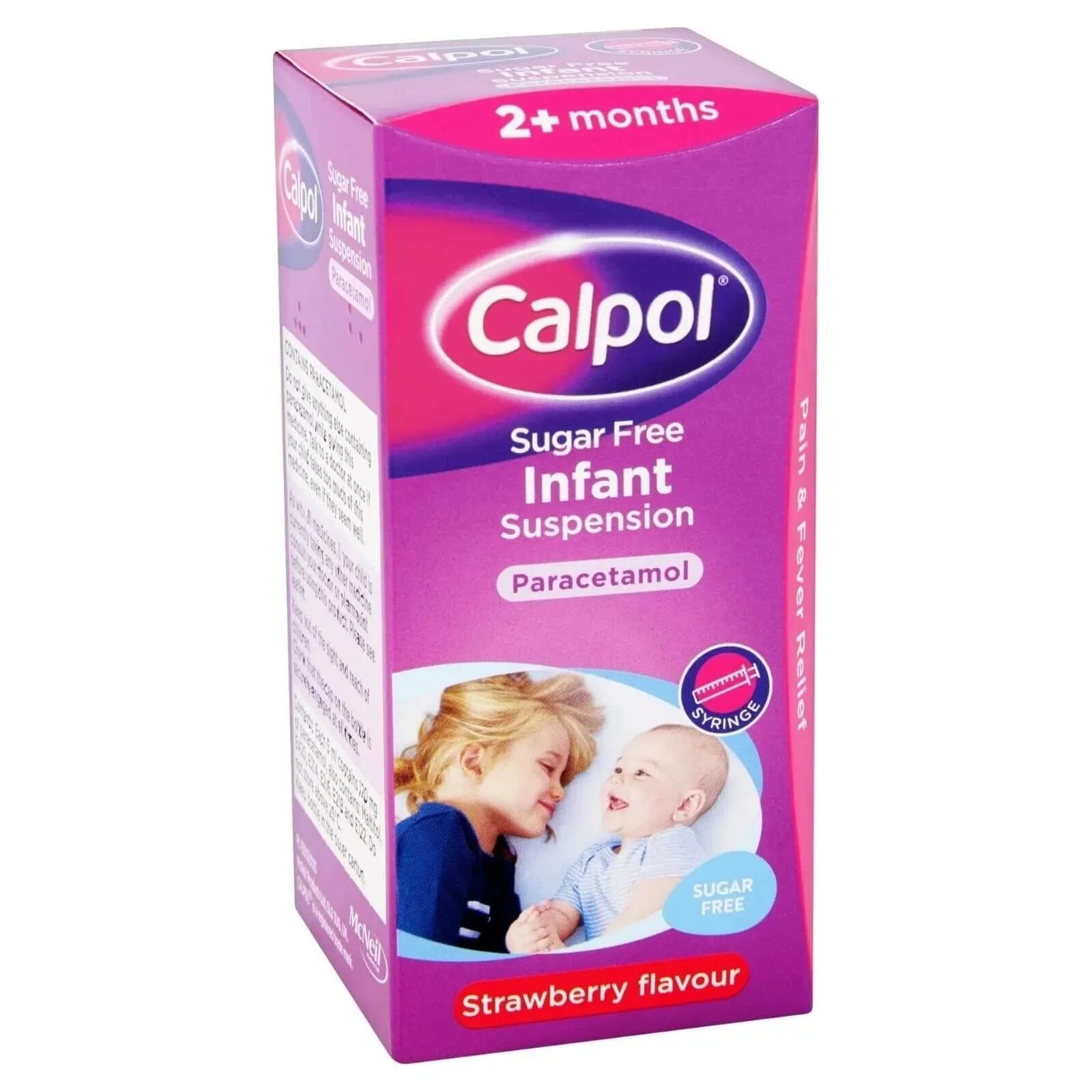 Calpol Sugar Free Infant Suspension Paracetamol Strawberry Flavour 100ml - ebebek - Black Friday