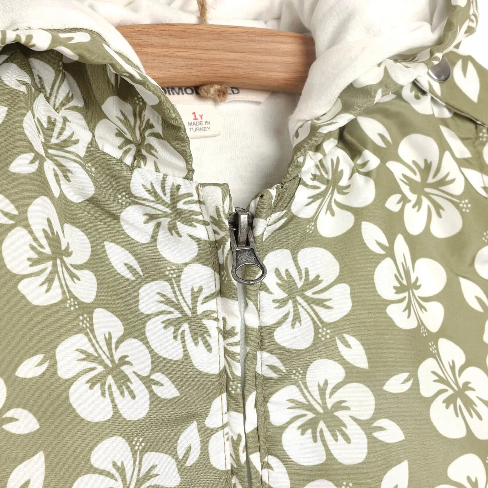 Midimod Basic Baby Girl Hooded Backpack - Khaki - ebebek - Black Friday