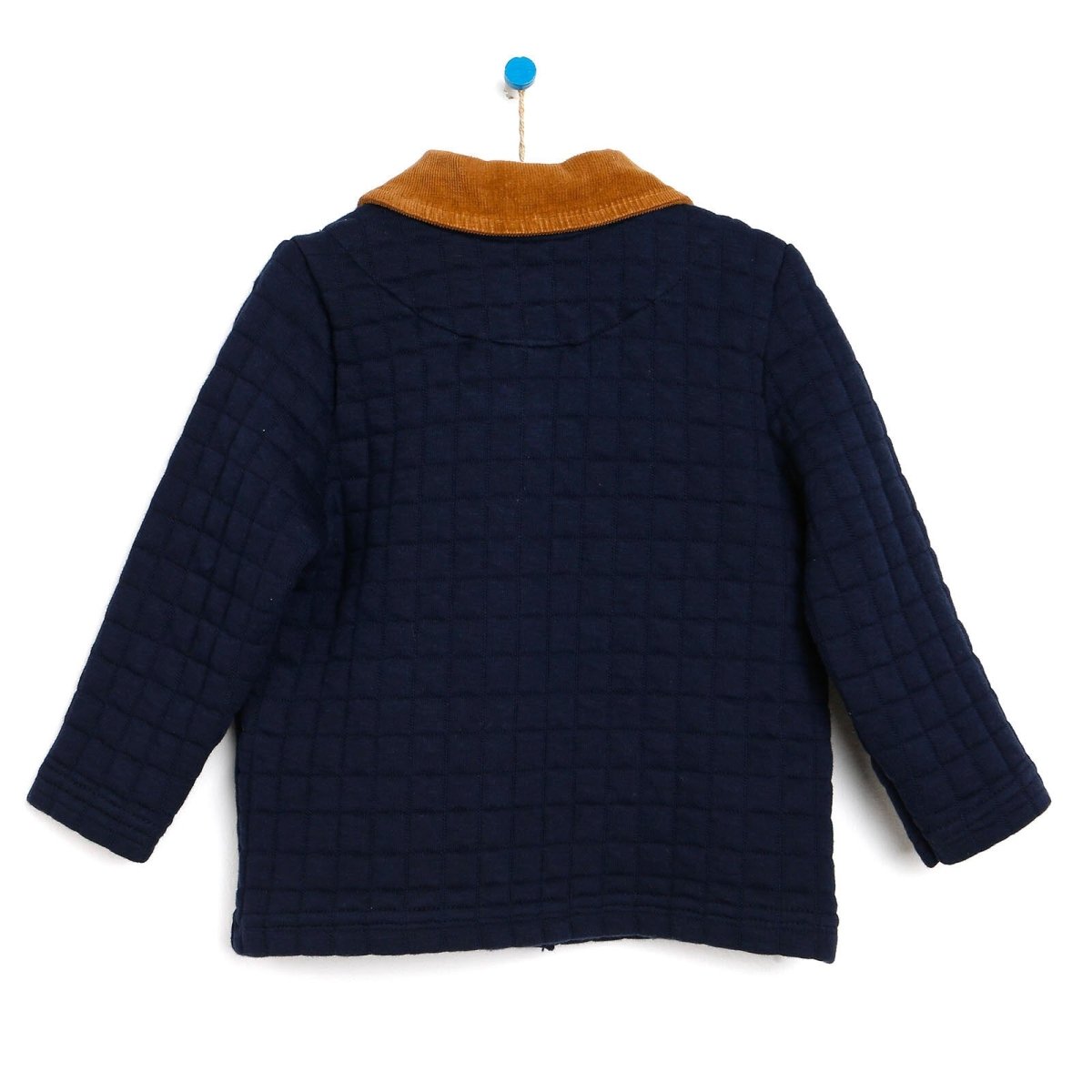 Tuffy Quilted Cardigan - Navy Blue - ebebek - Black Friday