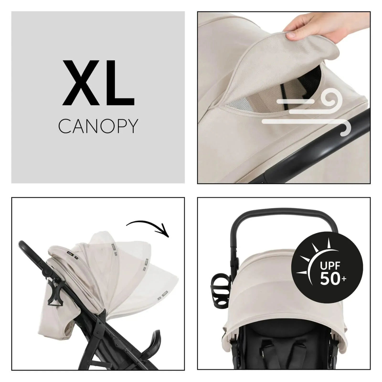 Hauck Rapid 4D Pushchair - Beige - ebebek - Black Friday