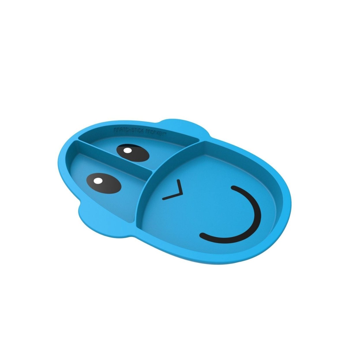 Matchstick Monkey Section Plate - Blue - ebebek - Black Friday