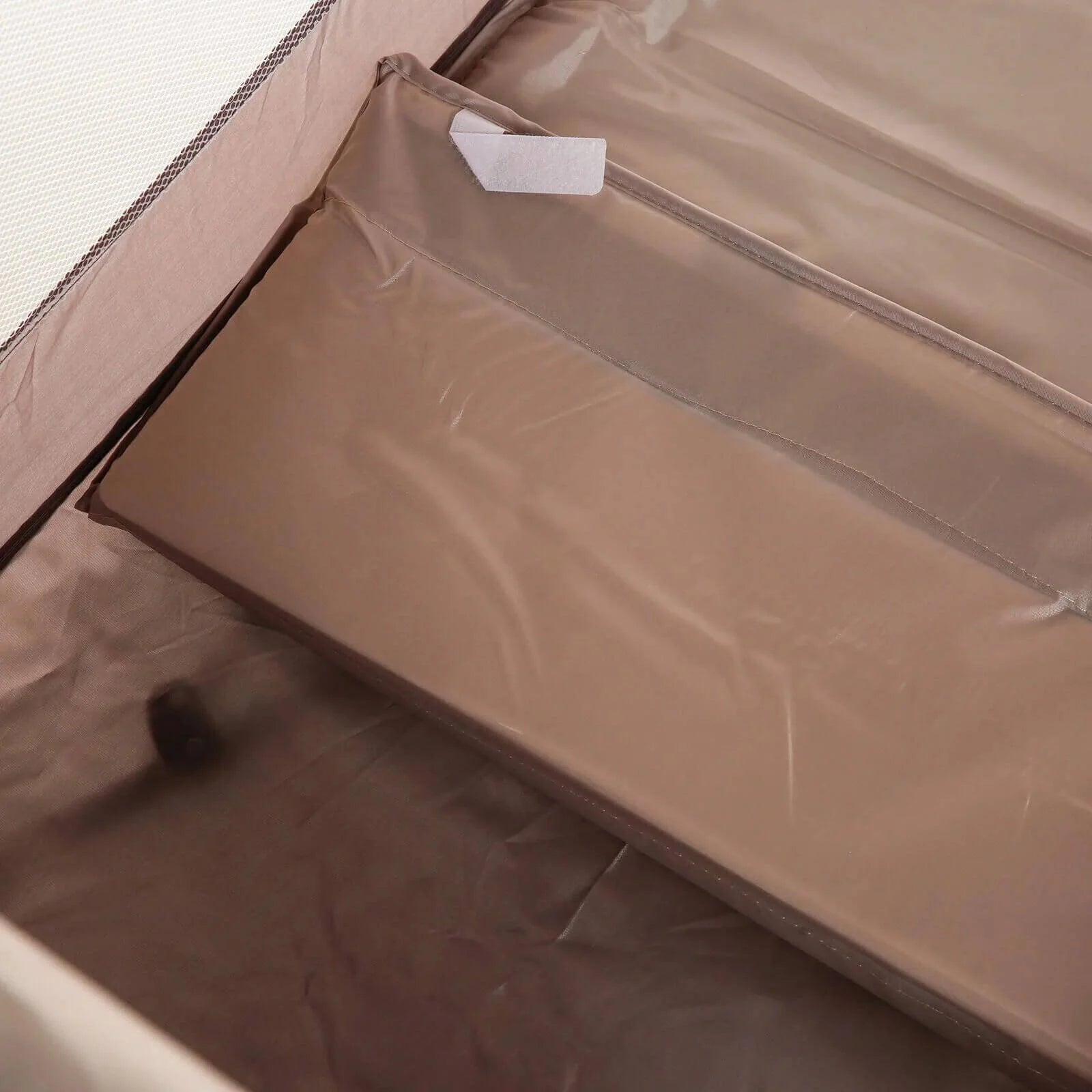 baby plus Eco Travel Cot - Khaki - baby plus - ebebek