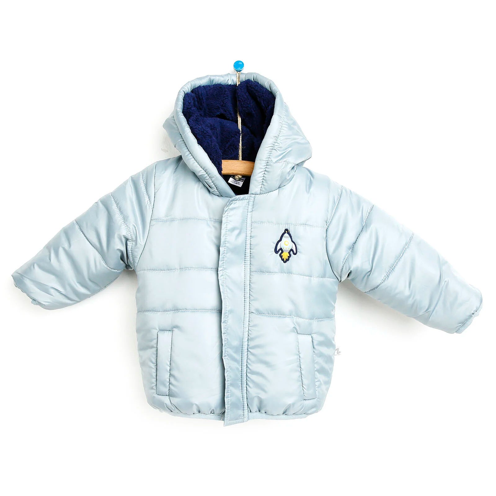 BabyZ Space Pocket Coat - Blue - ebebek - Black Friday