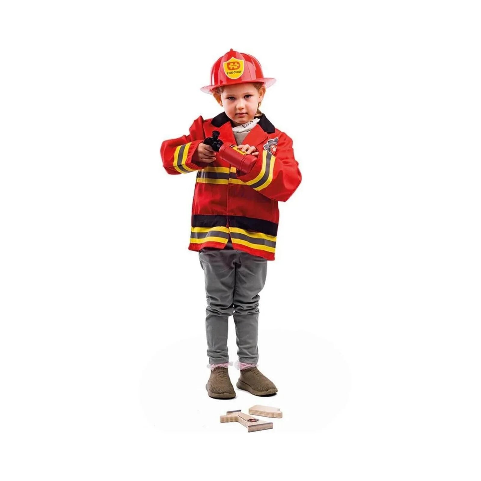 Bigjigs Toys Firefighter Dress Up - ebebek - Black Friday