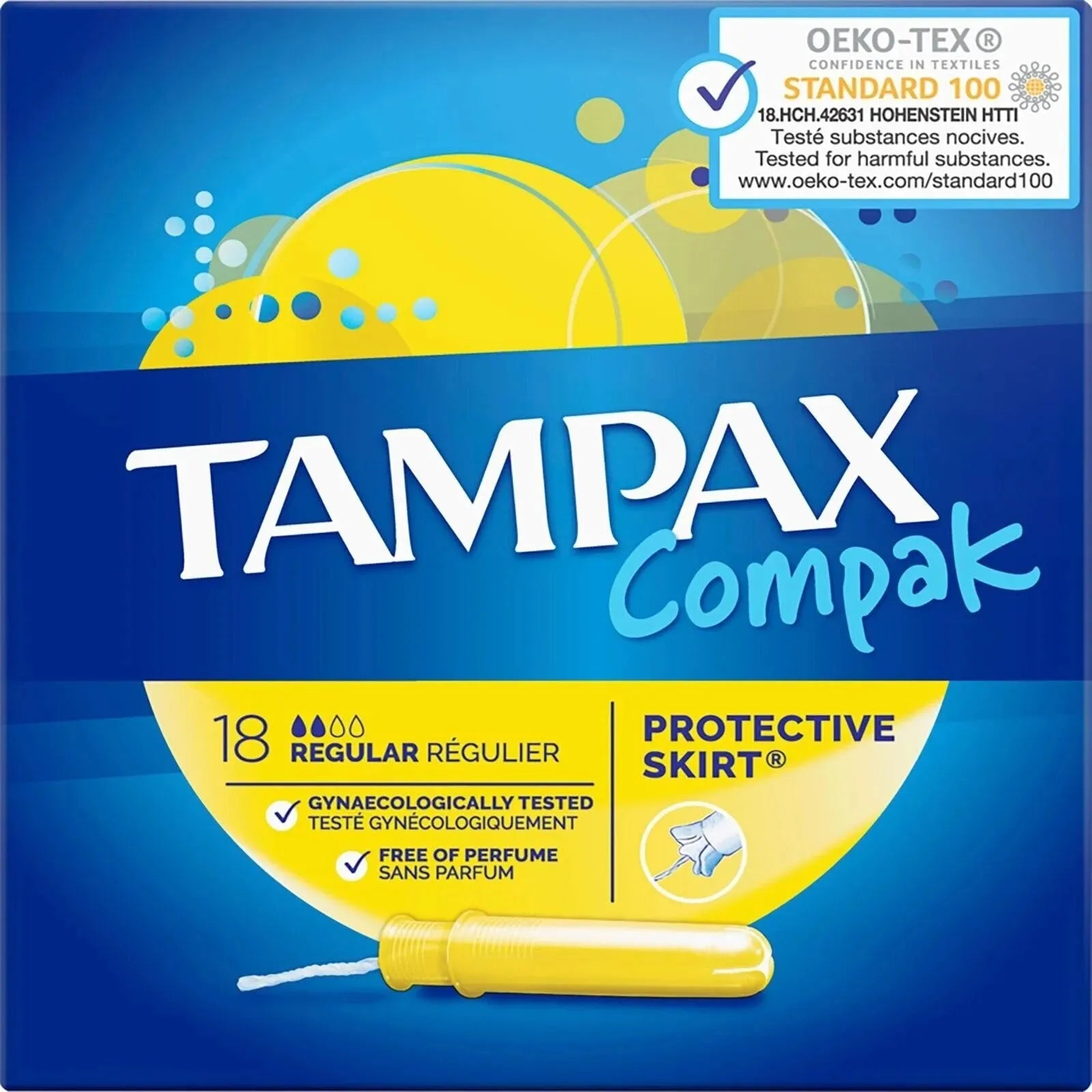 Tampax Compak Regular Applicator Tampons 18 pcs - ebebek - Black Friday