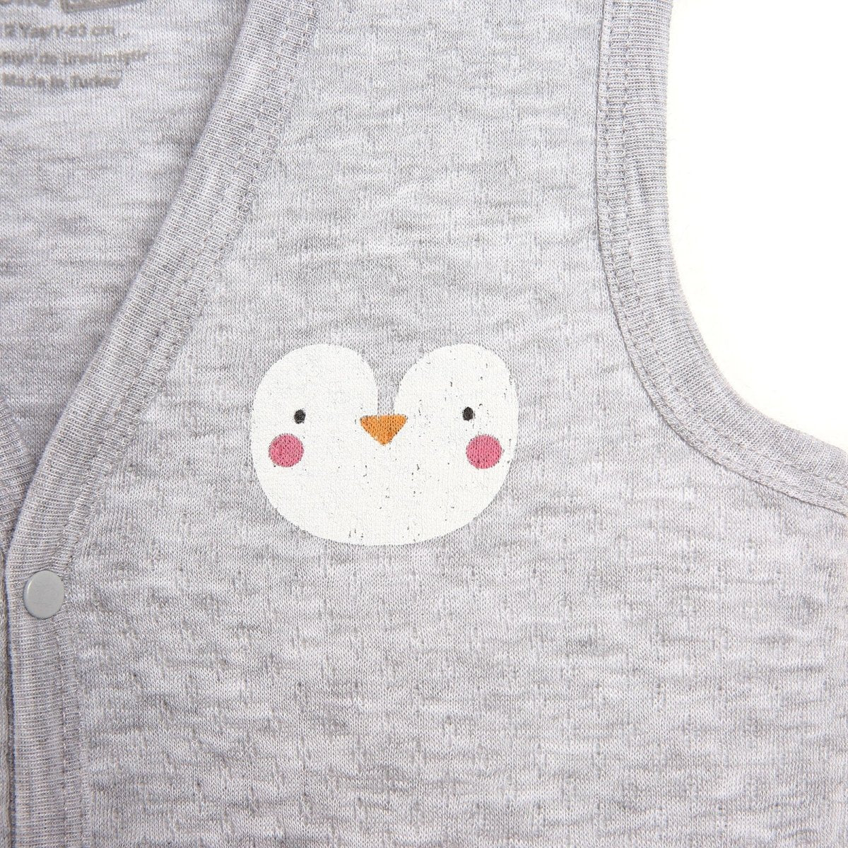 HelloBaby Basic Baby Boy Quilted Vest - Grey Melange - ebebek - Black Friday