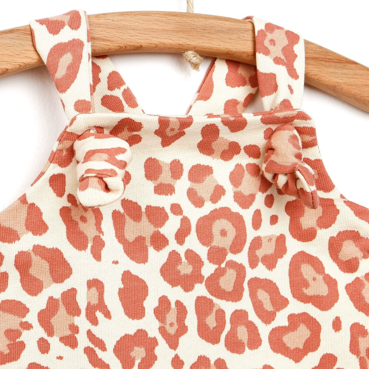 Antebies Newborn Cheetah Organic Overall - Mink - ebebek - Black Friday