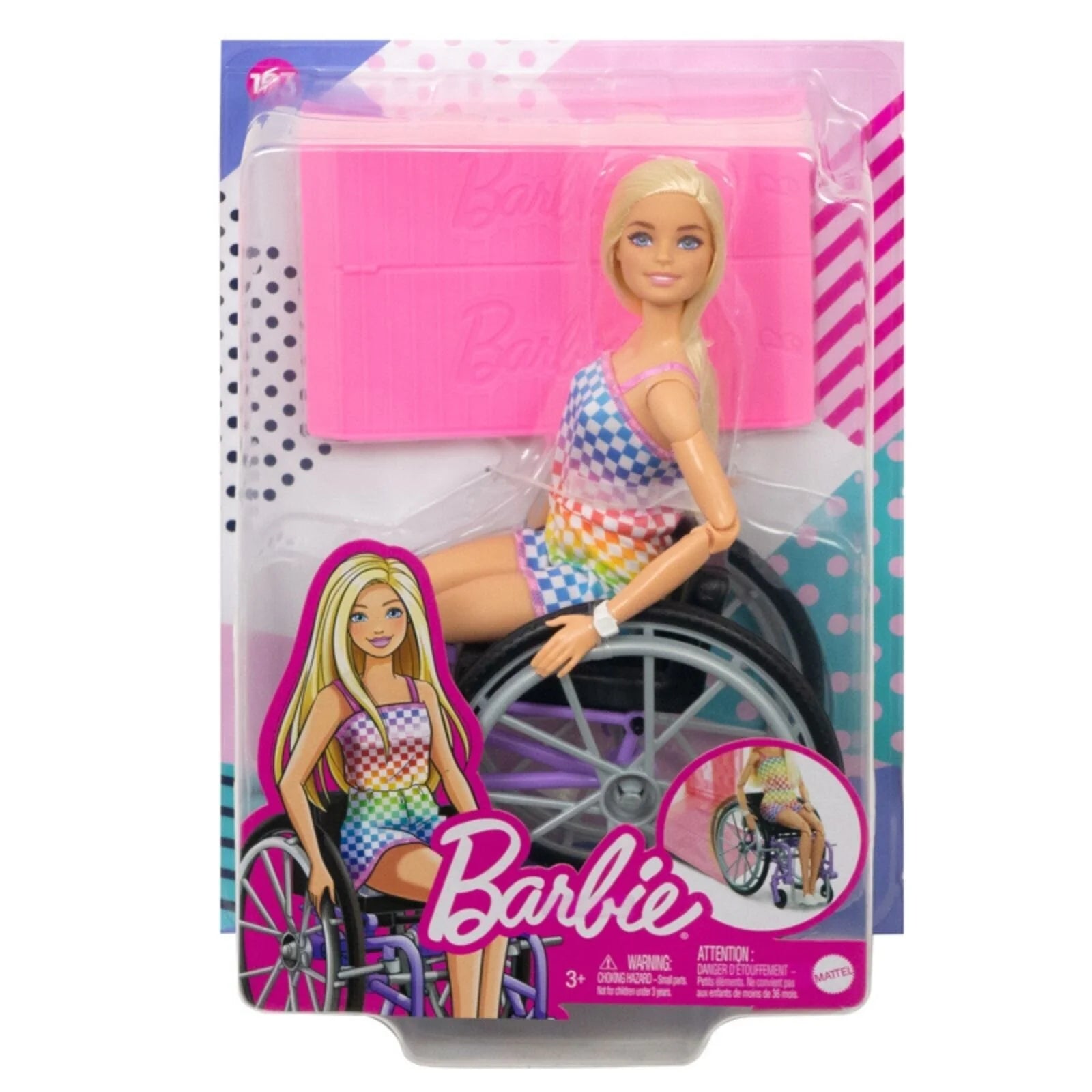 Barbie Fashionista with Wheelchair Set Blonde - Barbie - ebebek
