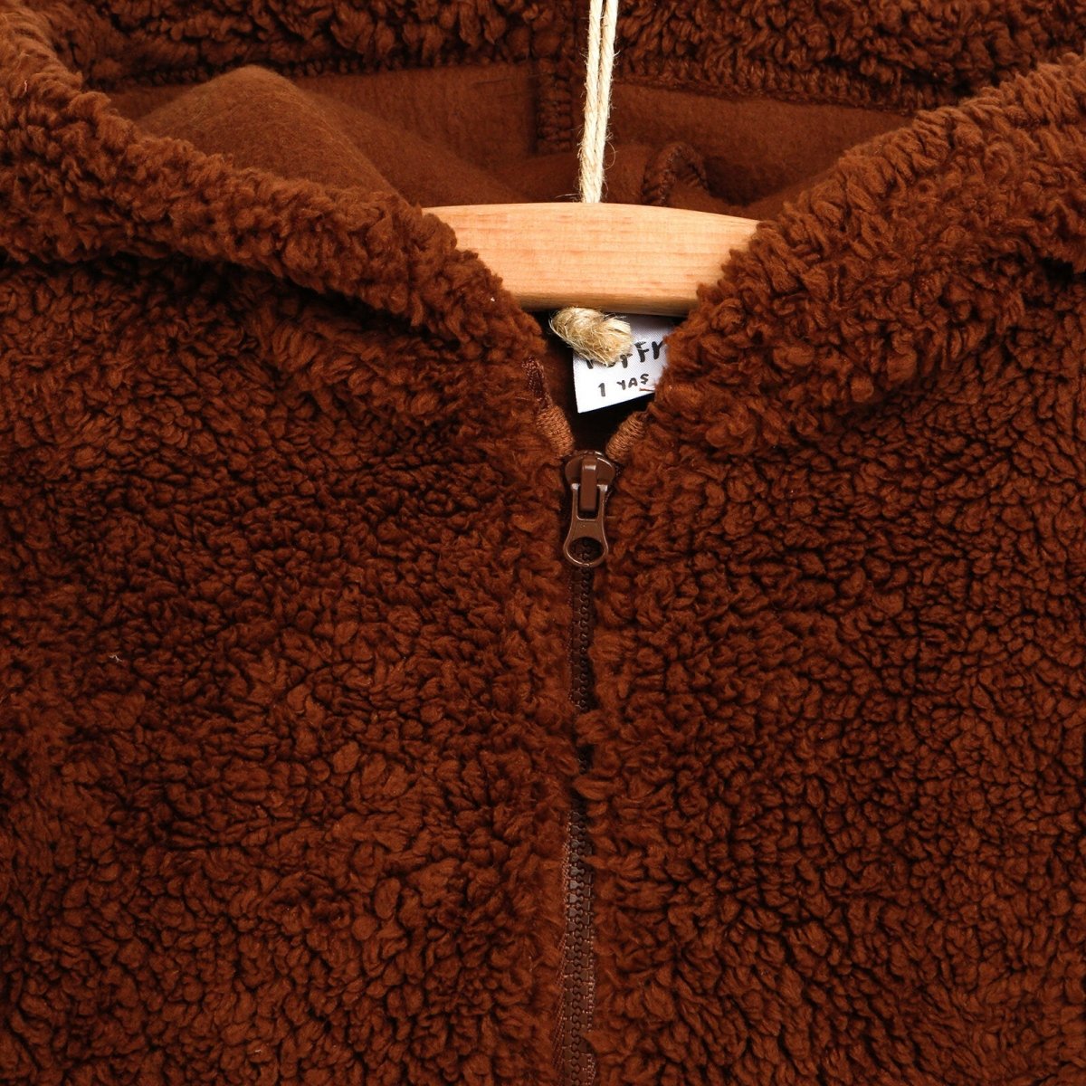 Tuffy Welsoft Plush Jacket - Brown - ebebek - Black Friday
