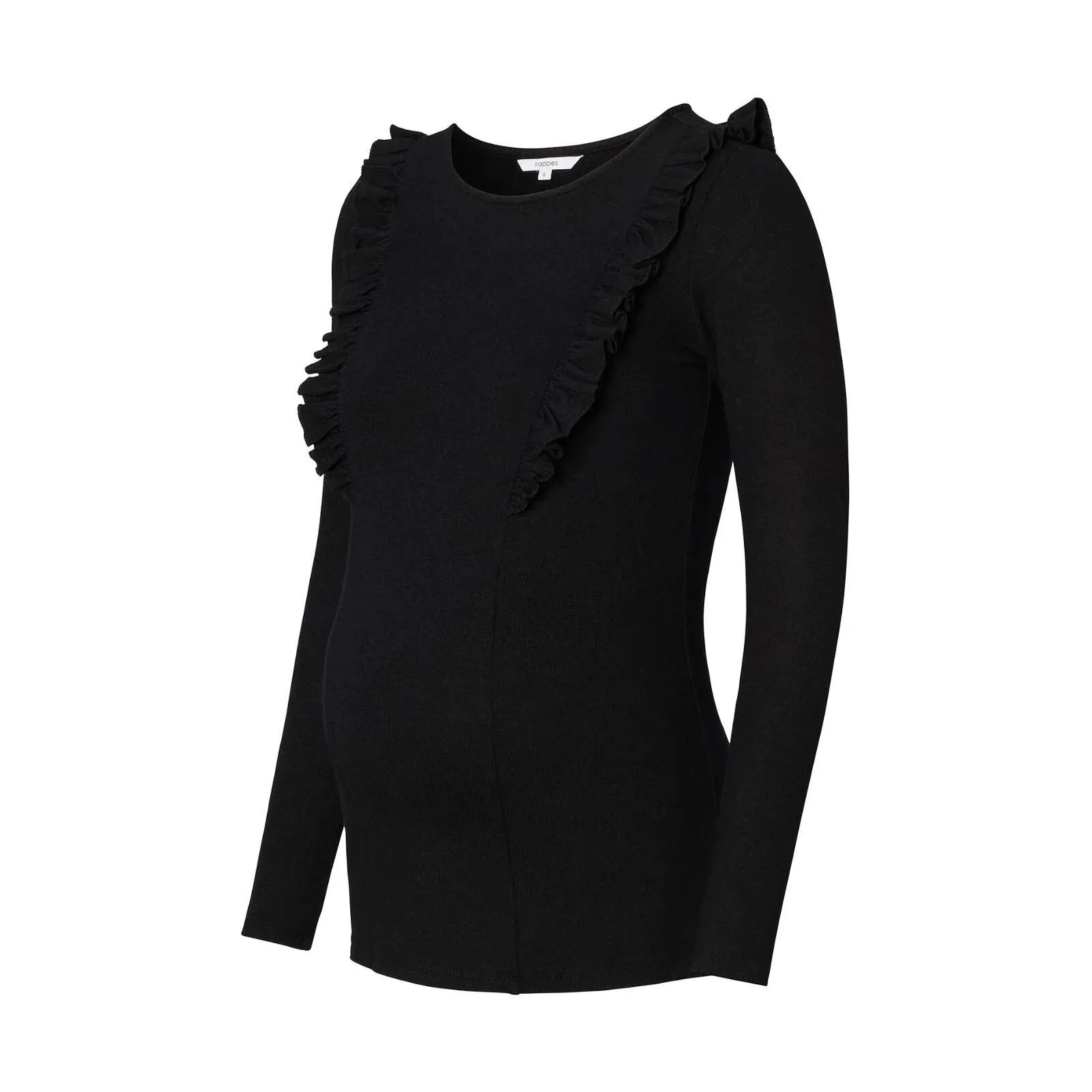 Noppies Tshirt Pierson nursing long sleeve - Black - ebebek - Black Friday