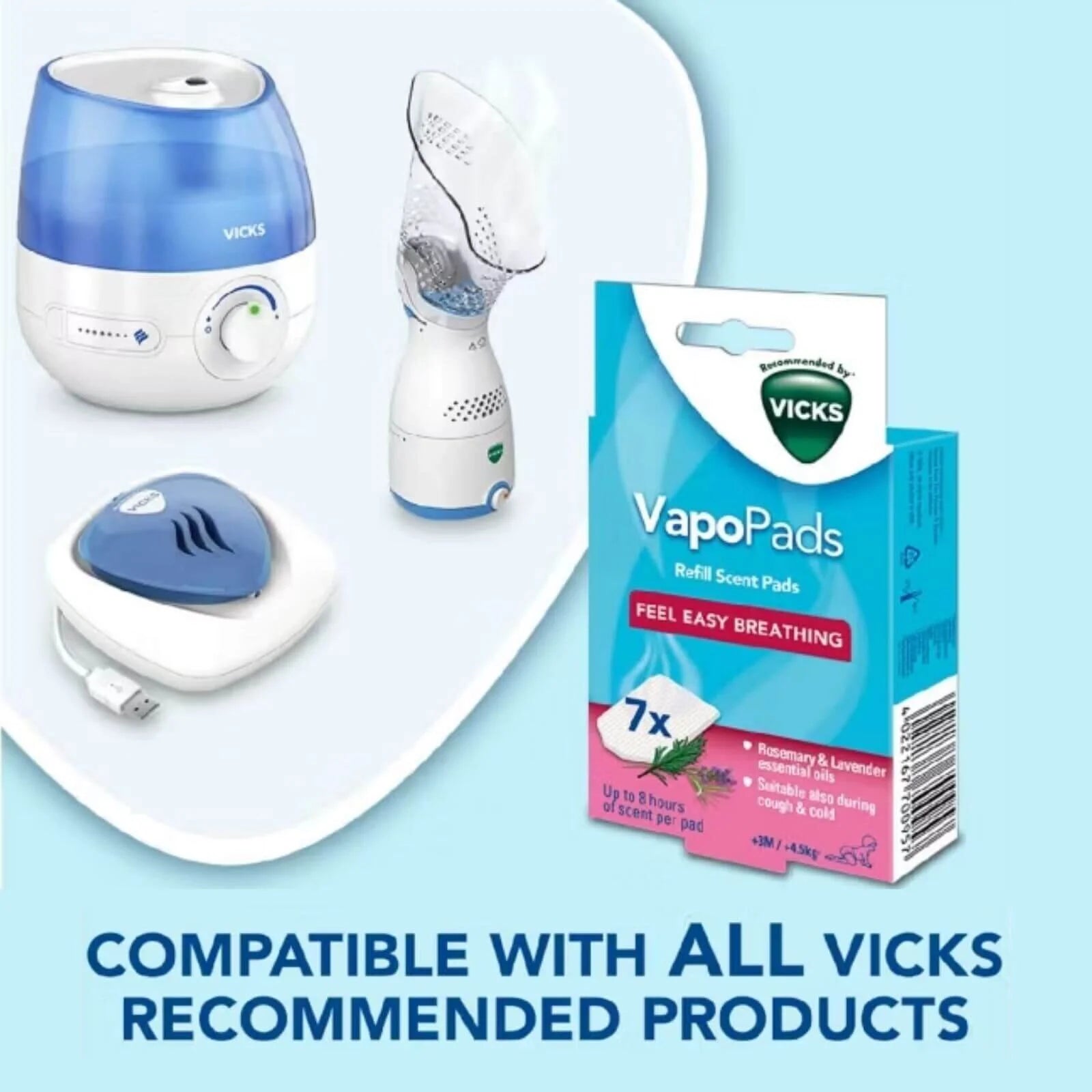 Vicks Rsmry & Lvndr Scent Pads - ebebek - Black Friday