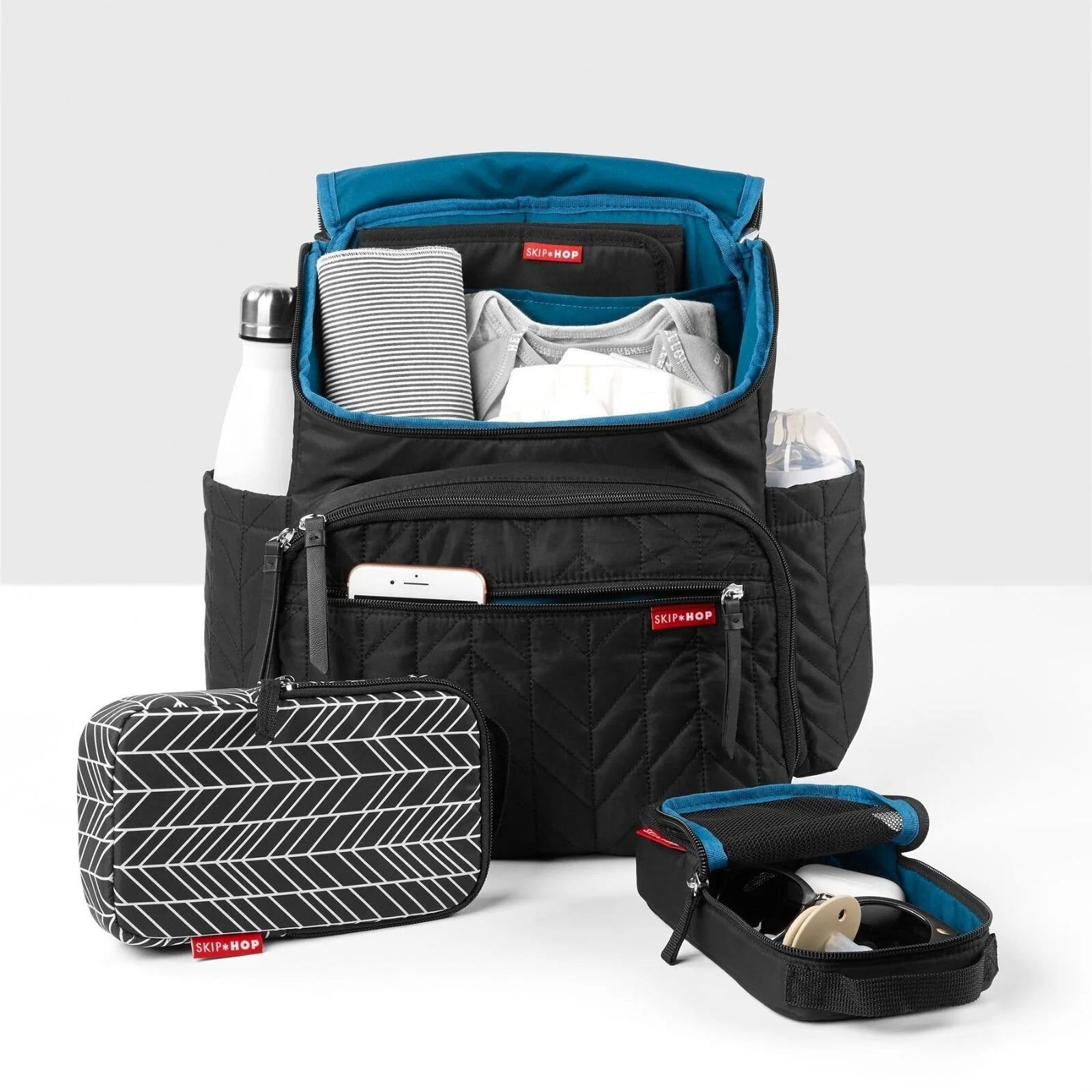 Skip Hop Forma Backpack Nappy Bag - Jet Black - ebebek - Black Friday