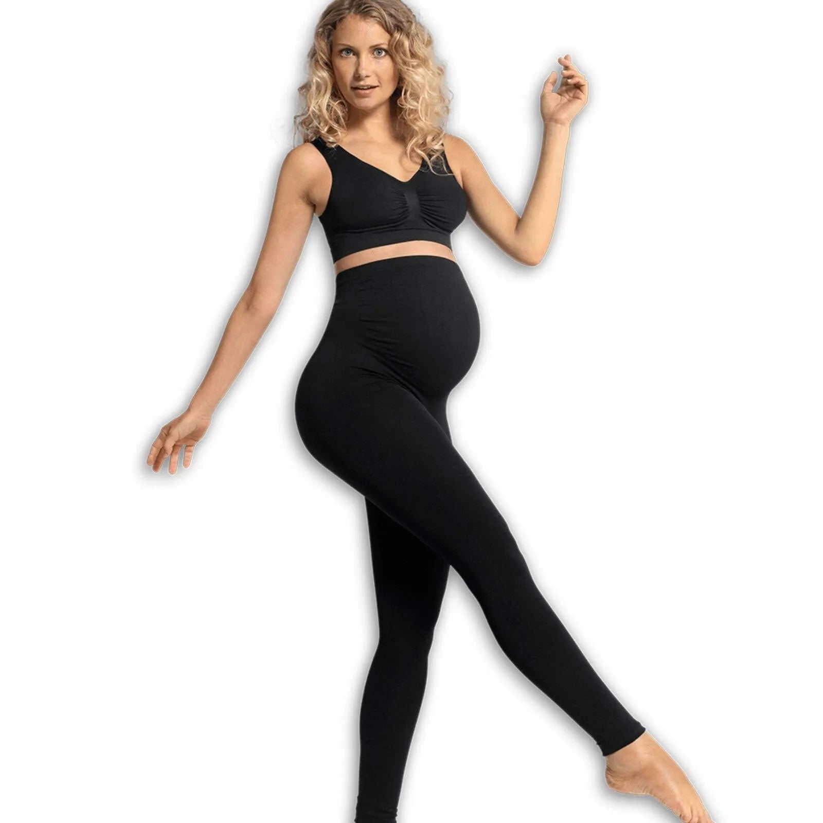 Carriwell Maternity Support Leggings - Black - ebebek - Black Friday