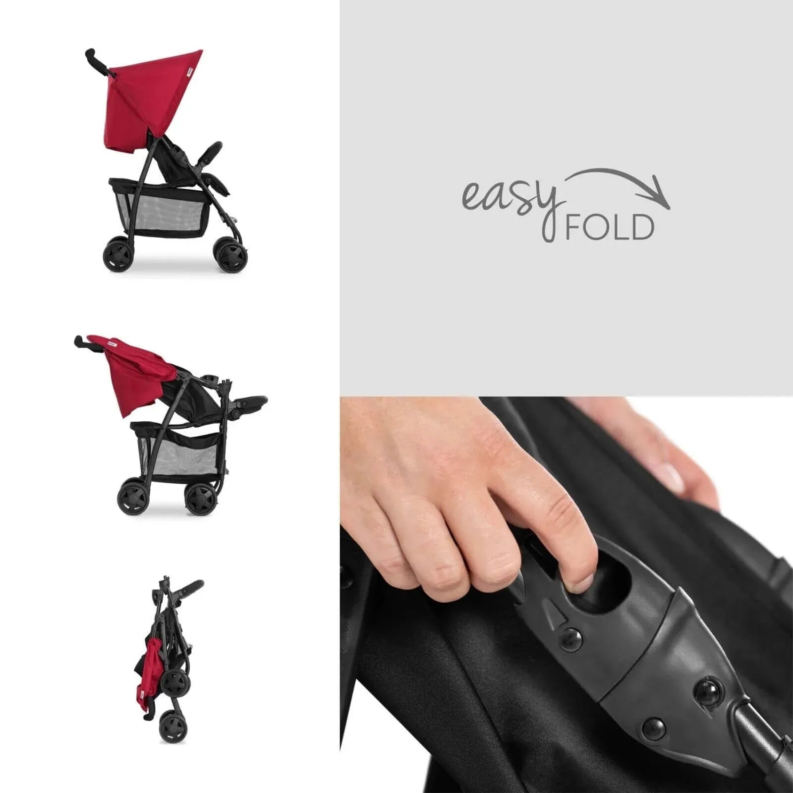 Hauck Sport Pushchair - Red - ebebek - Black Friday