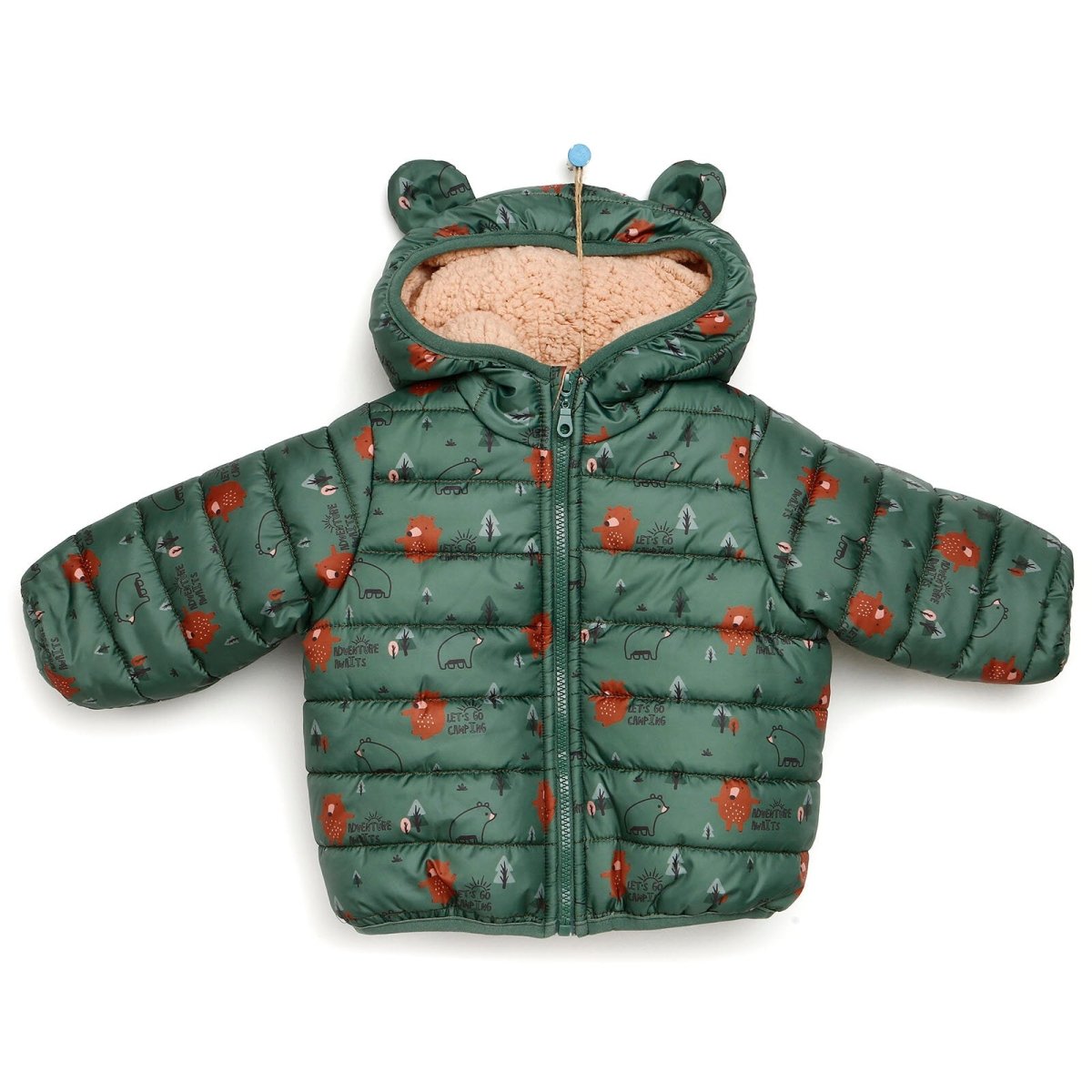 HelloBaby Boy Coat - Dark Green - ebebek - Black Friday