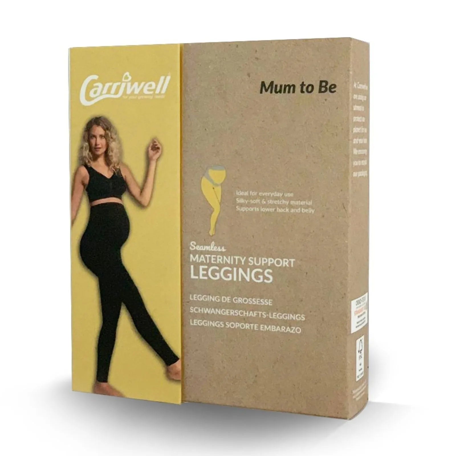 Carriwell Maternity Support Leggings - Black - ebebek - Black Friday