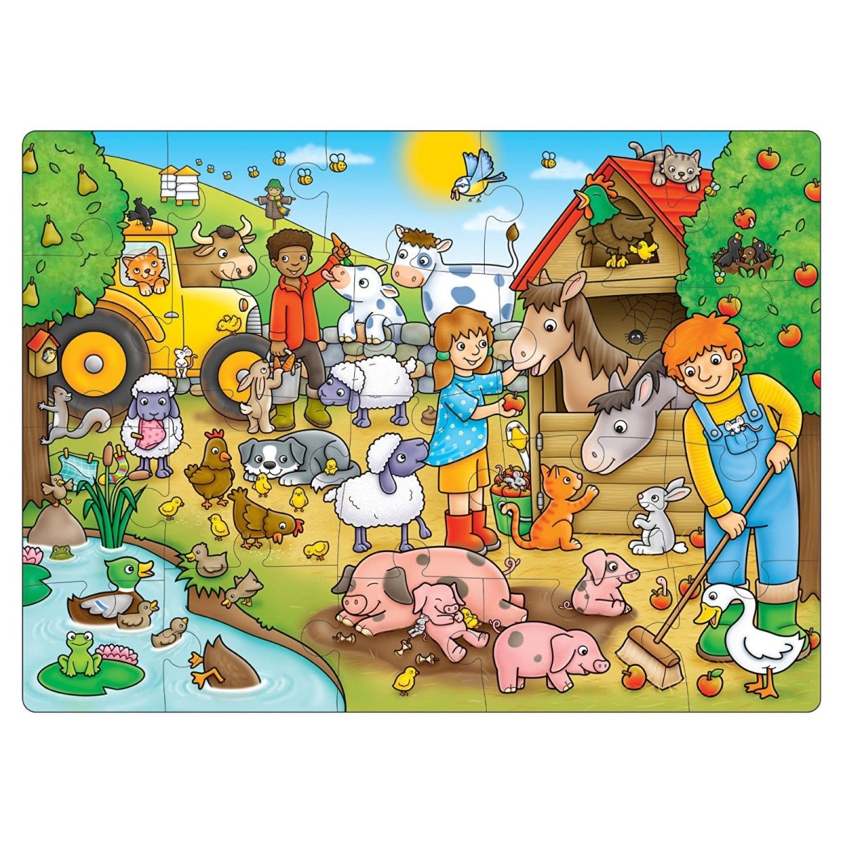 Orchard Toys Who's On The Farm? Jigsaw Puzzle - ebebek - Black Friday
