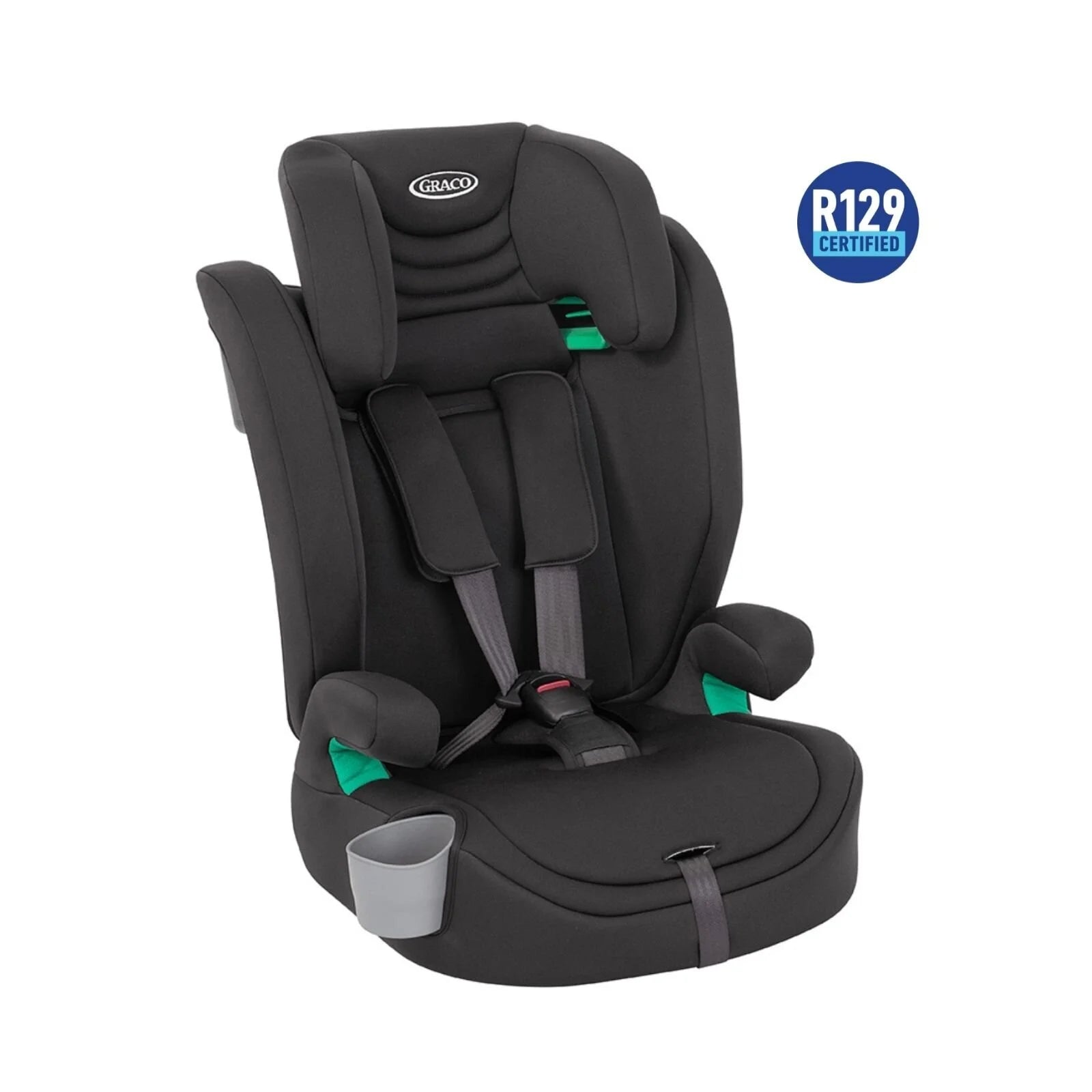 Graco Eldura R129 Car Seat - Midnight - ebebek - Black Friday