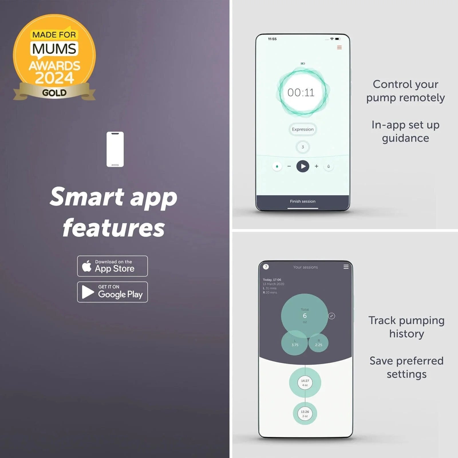 Elvie Stride Hands Free Single Electric Breast Pump - ebebek - Black Friday