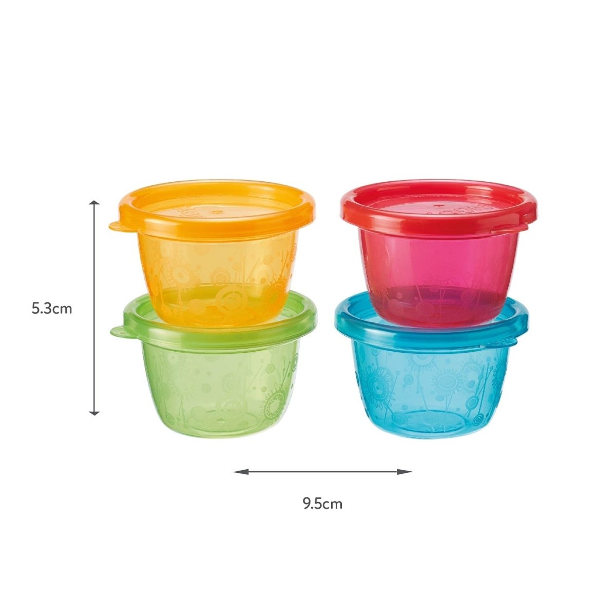Nuby Food Pots Pack of 4 - ebebek - Black Friday